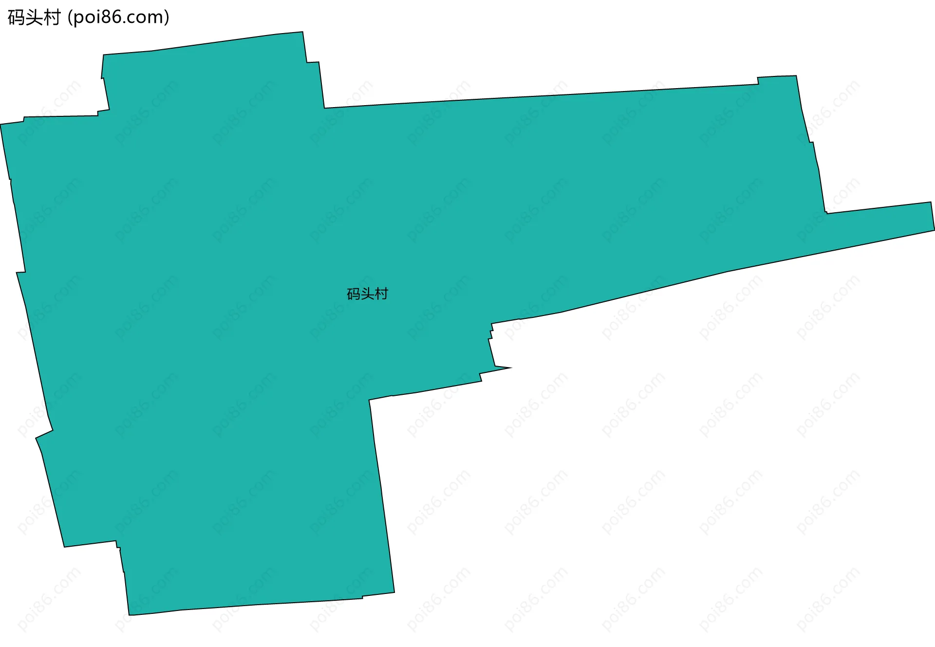 码头村边界地图