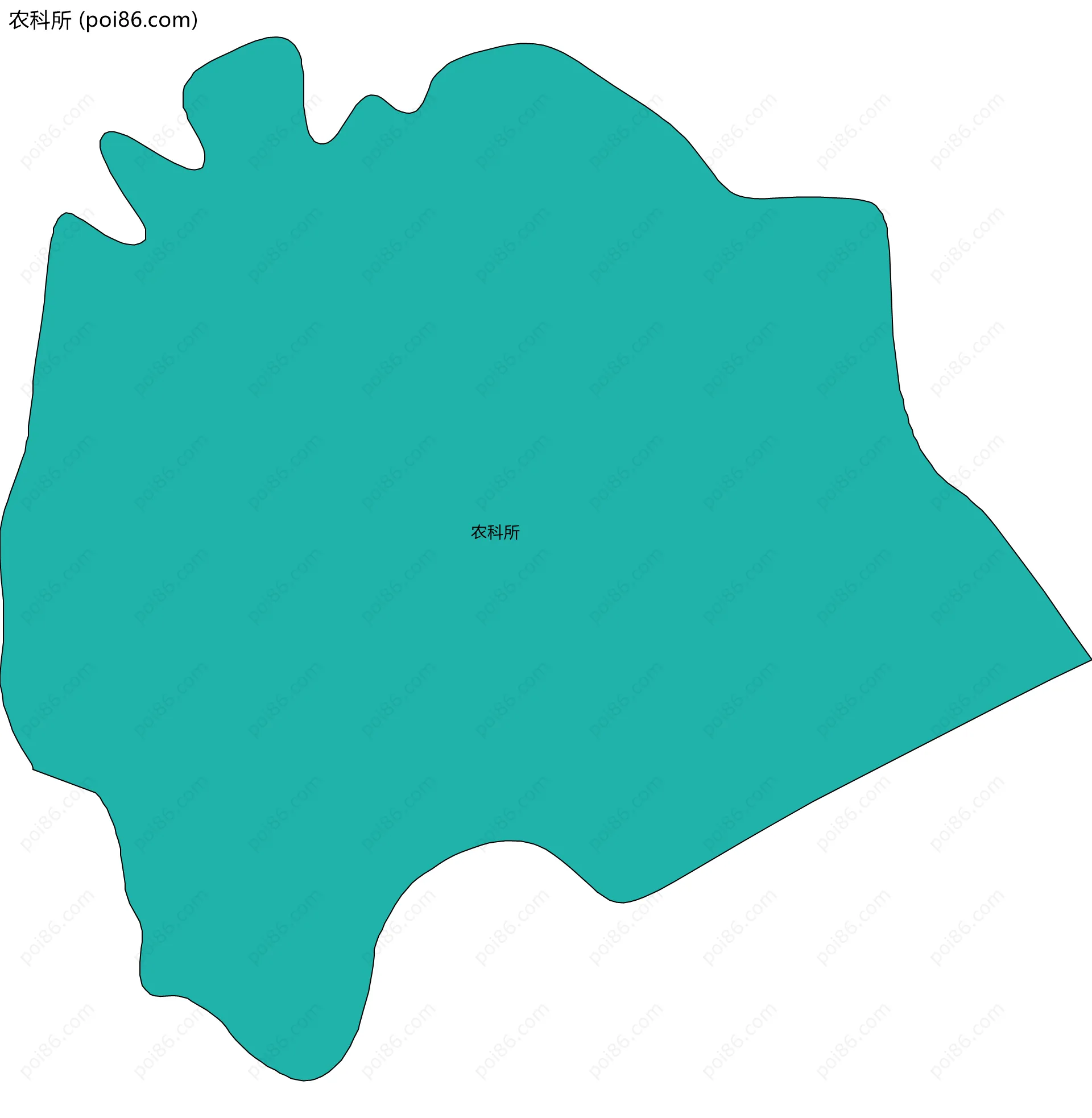 农科所边界地图