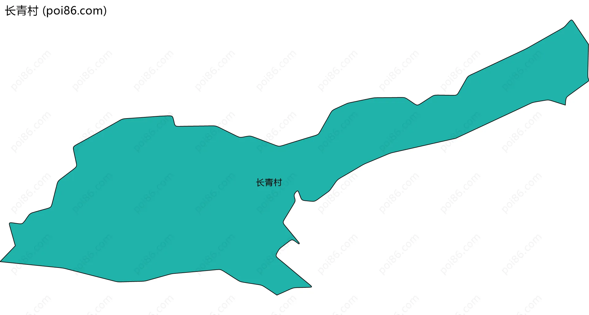 长青村边界地图