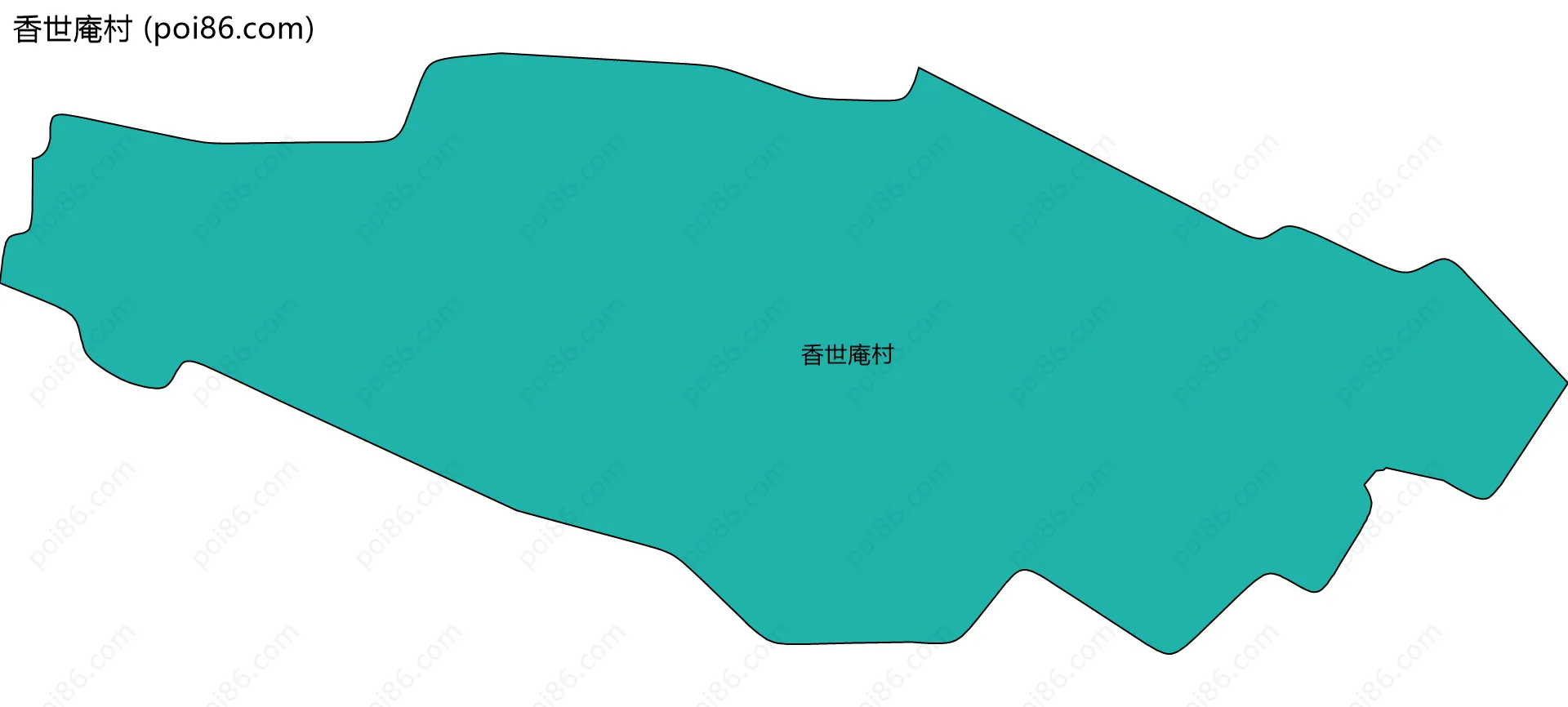 香世庵村边界地图
