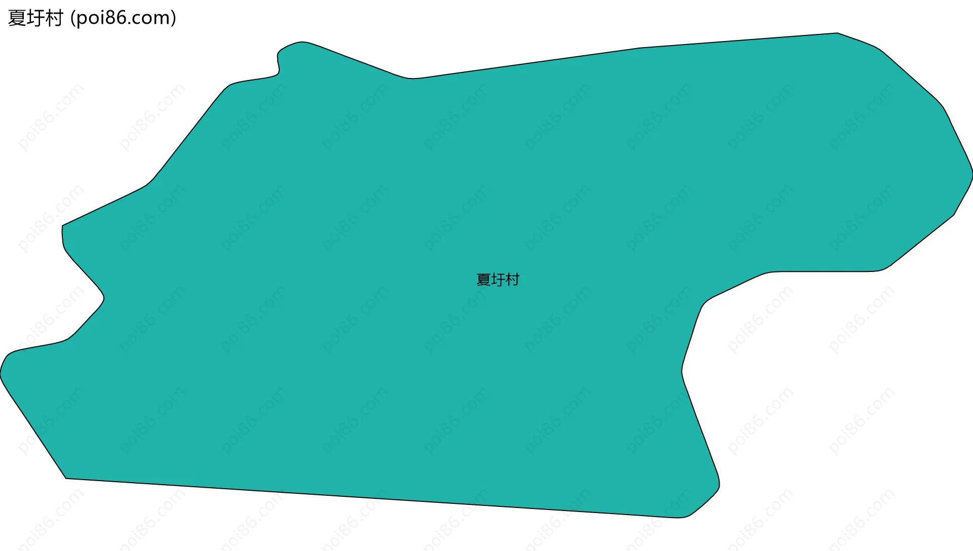 夏圩村边界地图