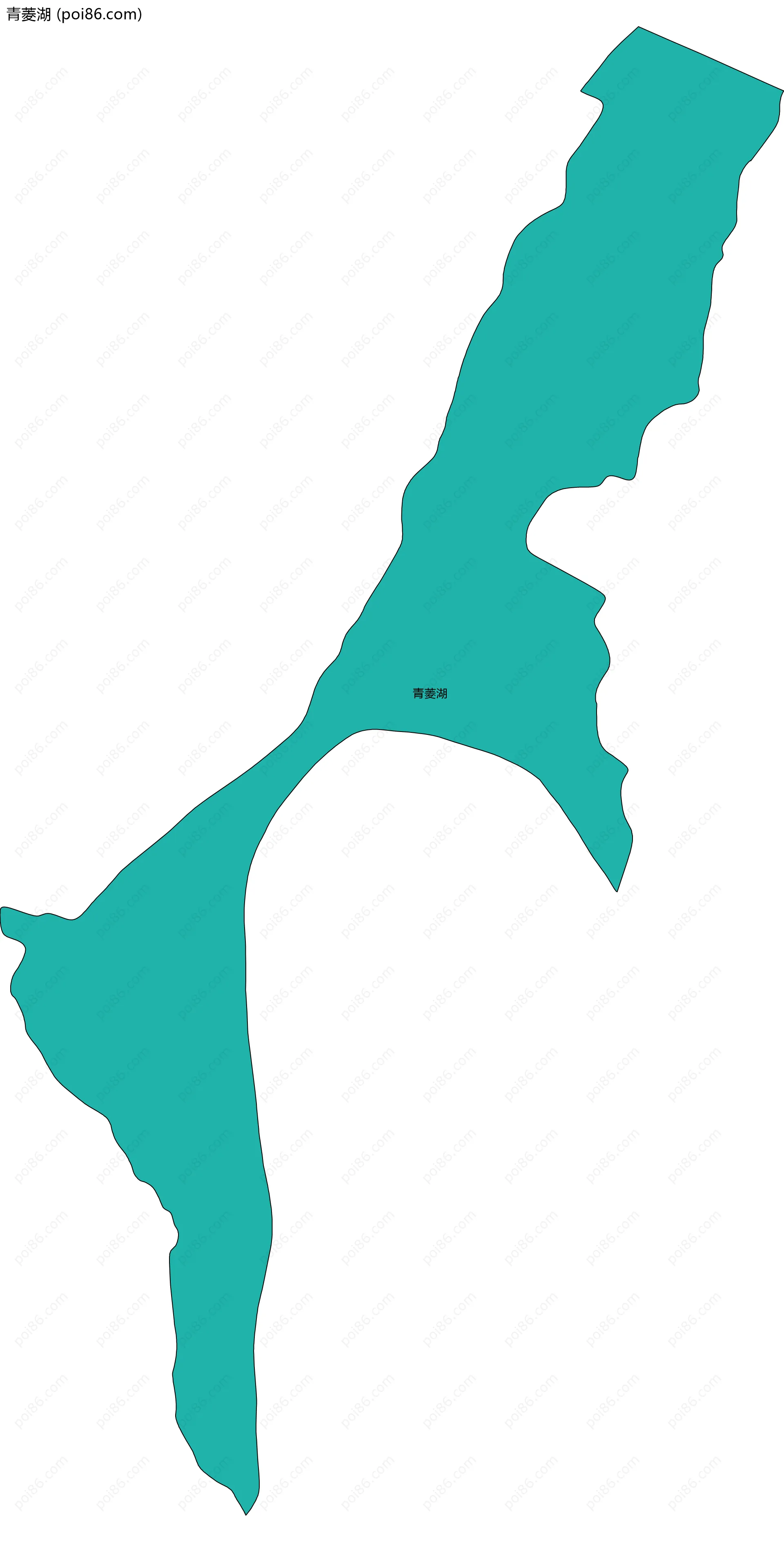 青菱湖边界地图