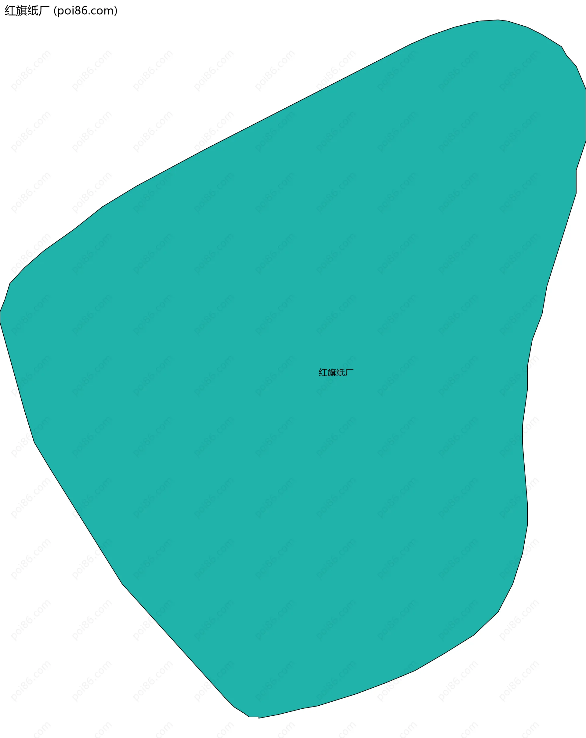 红旗纸厂边界地图