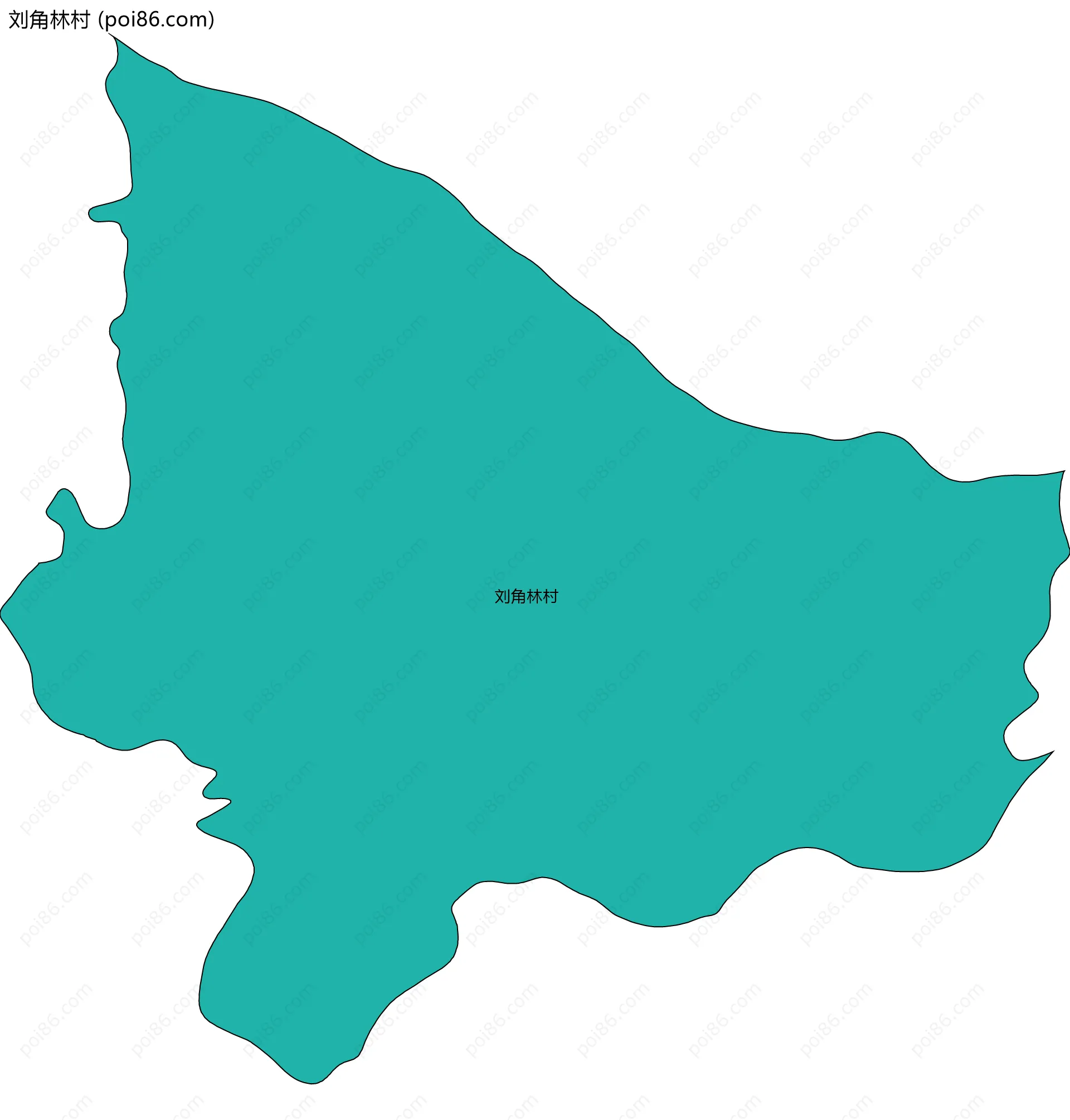 刘角林村边界地图