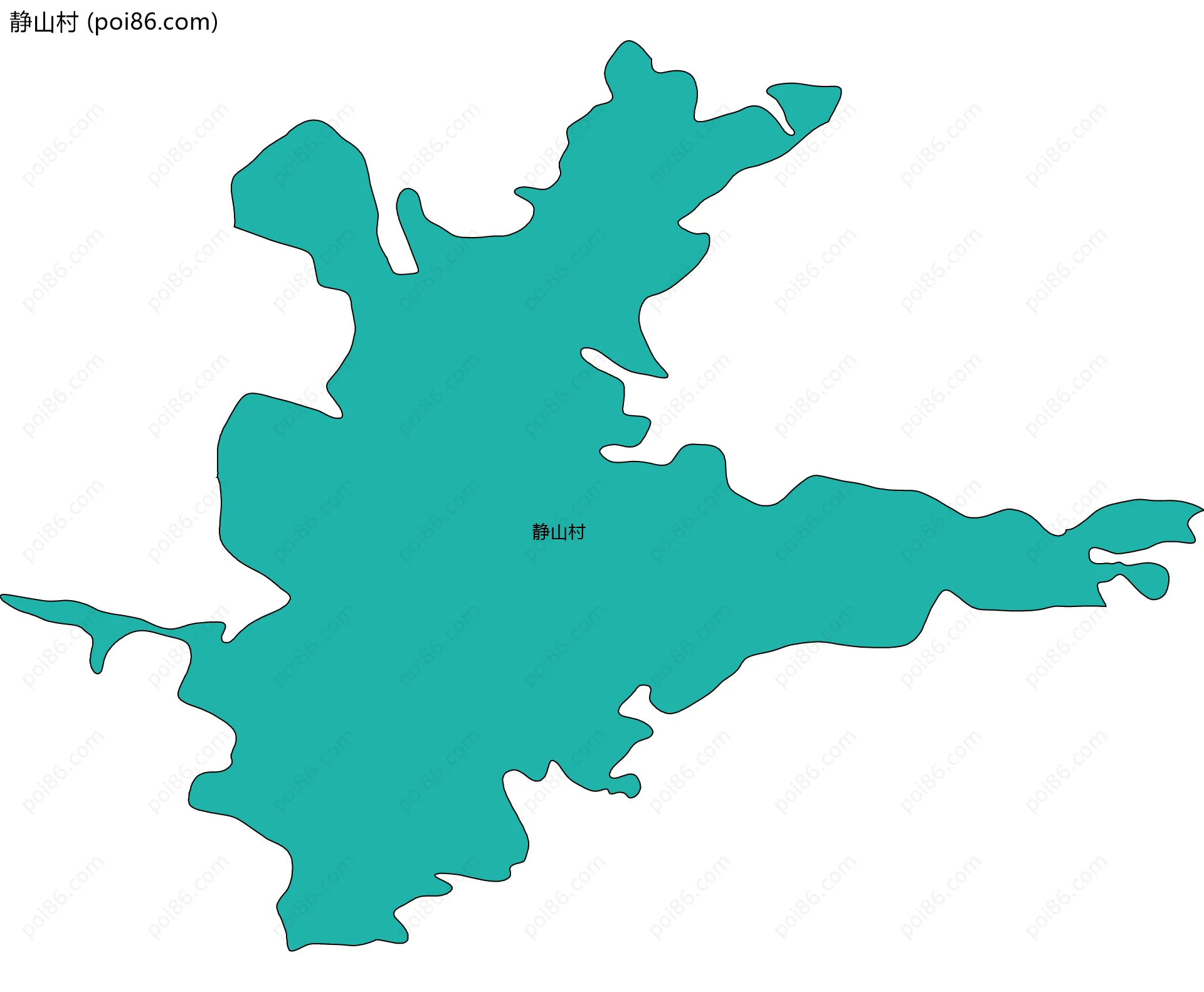 静山村边界地图