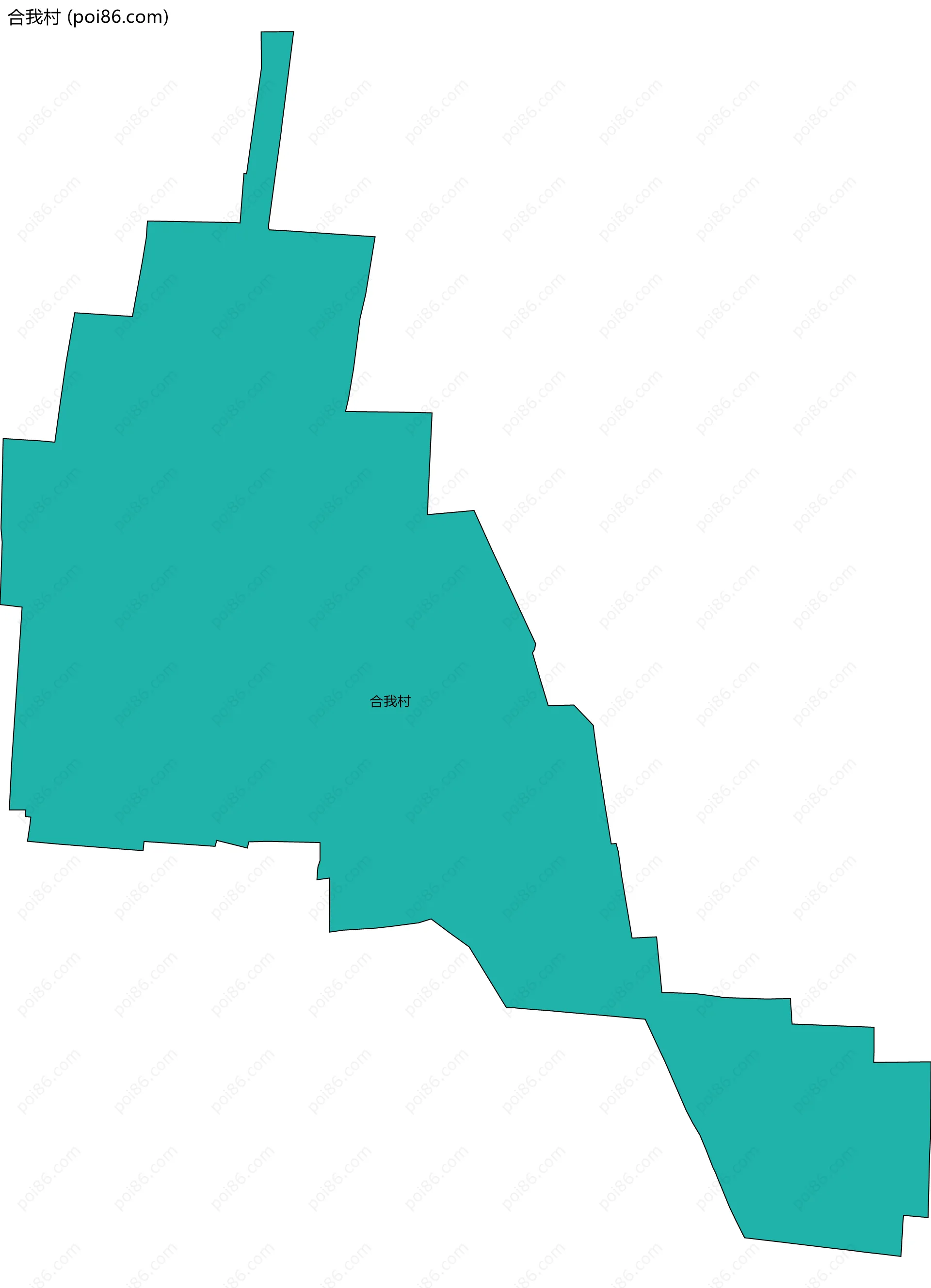 合我村边界地图
