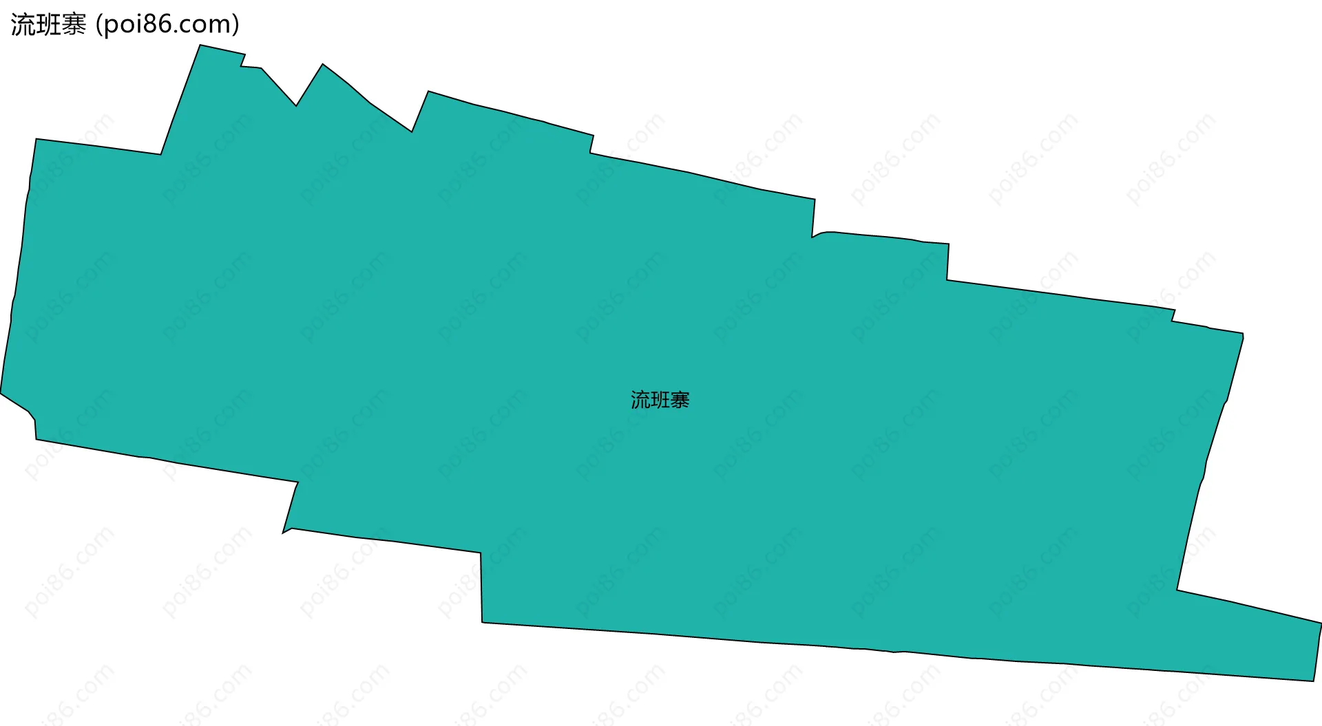 流班寨边界地图