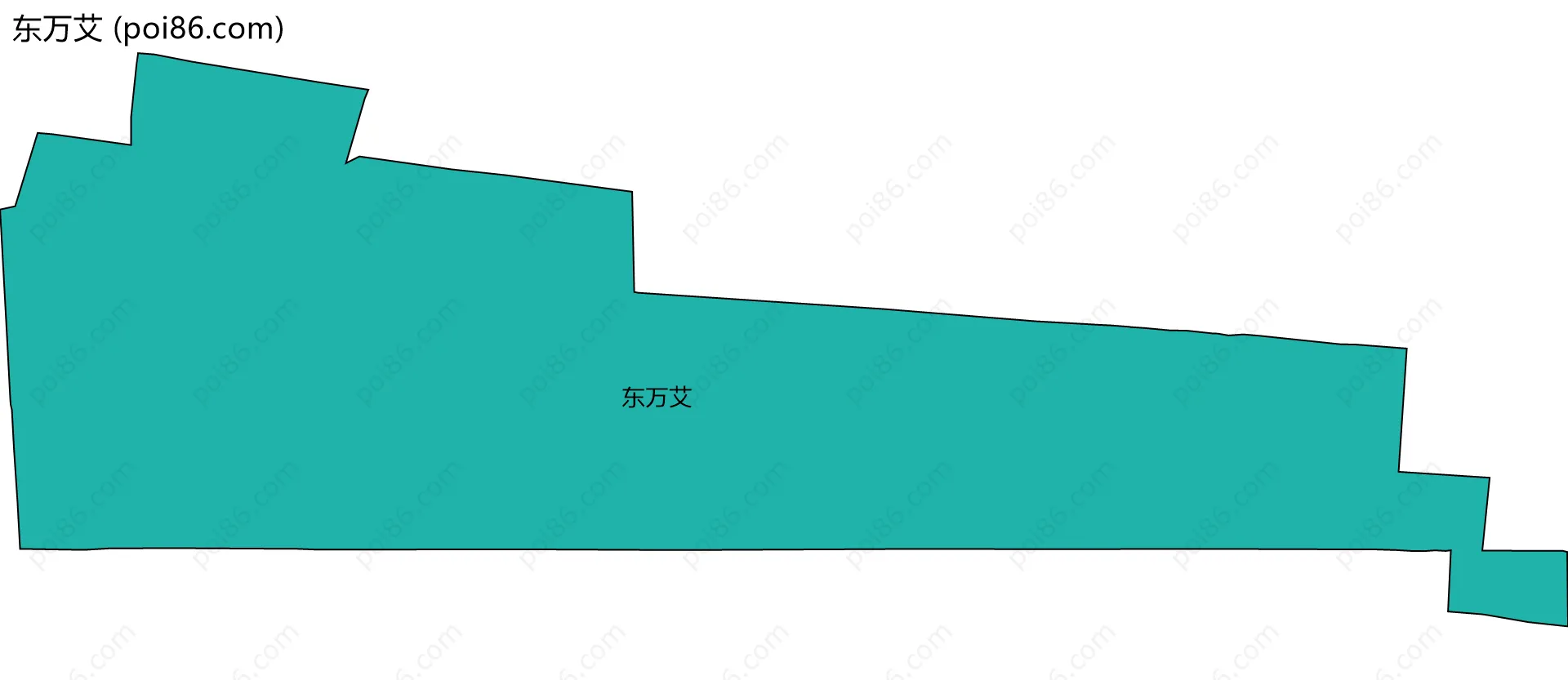 东万艾边界地图