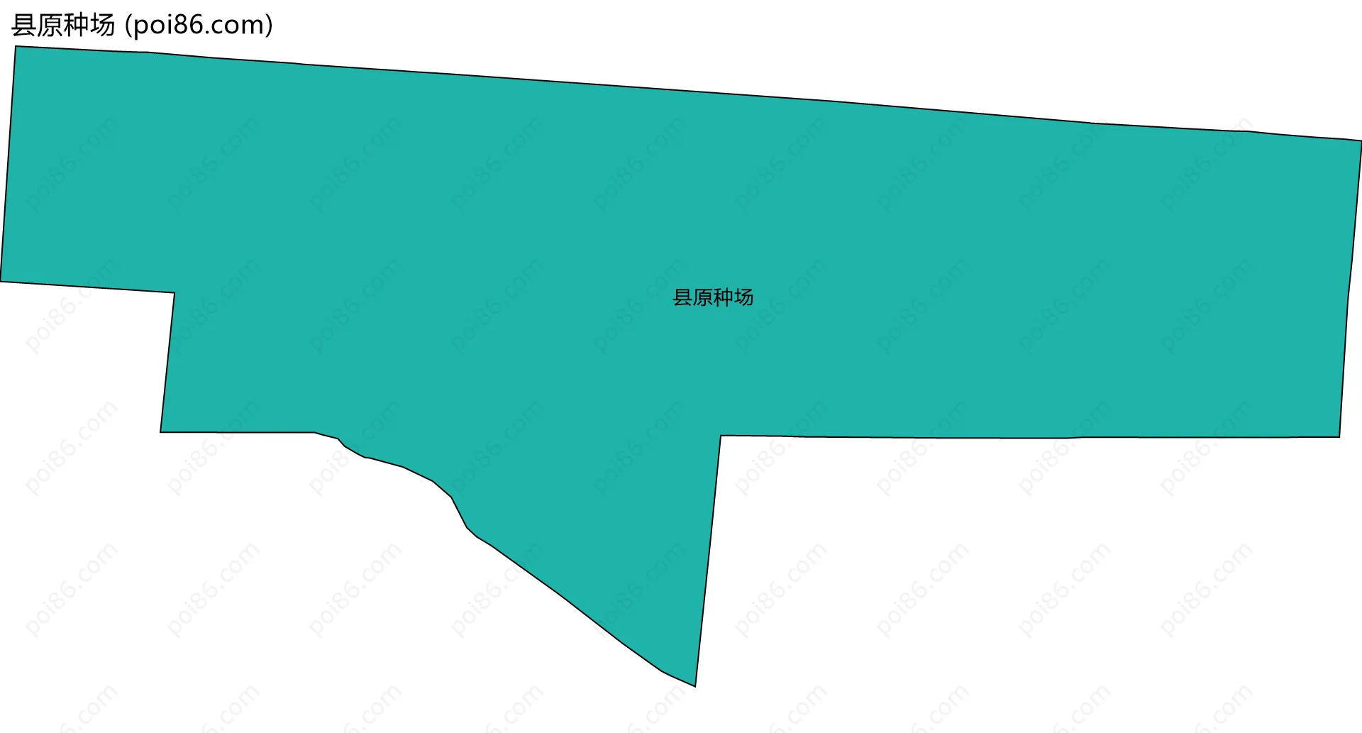 县原种场边界地图