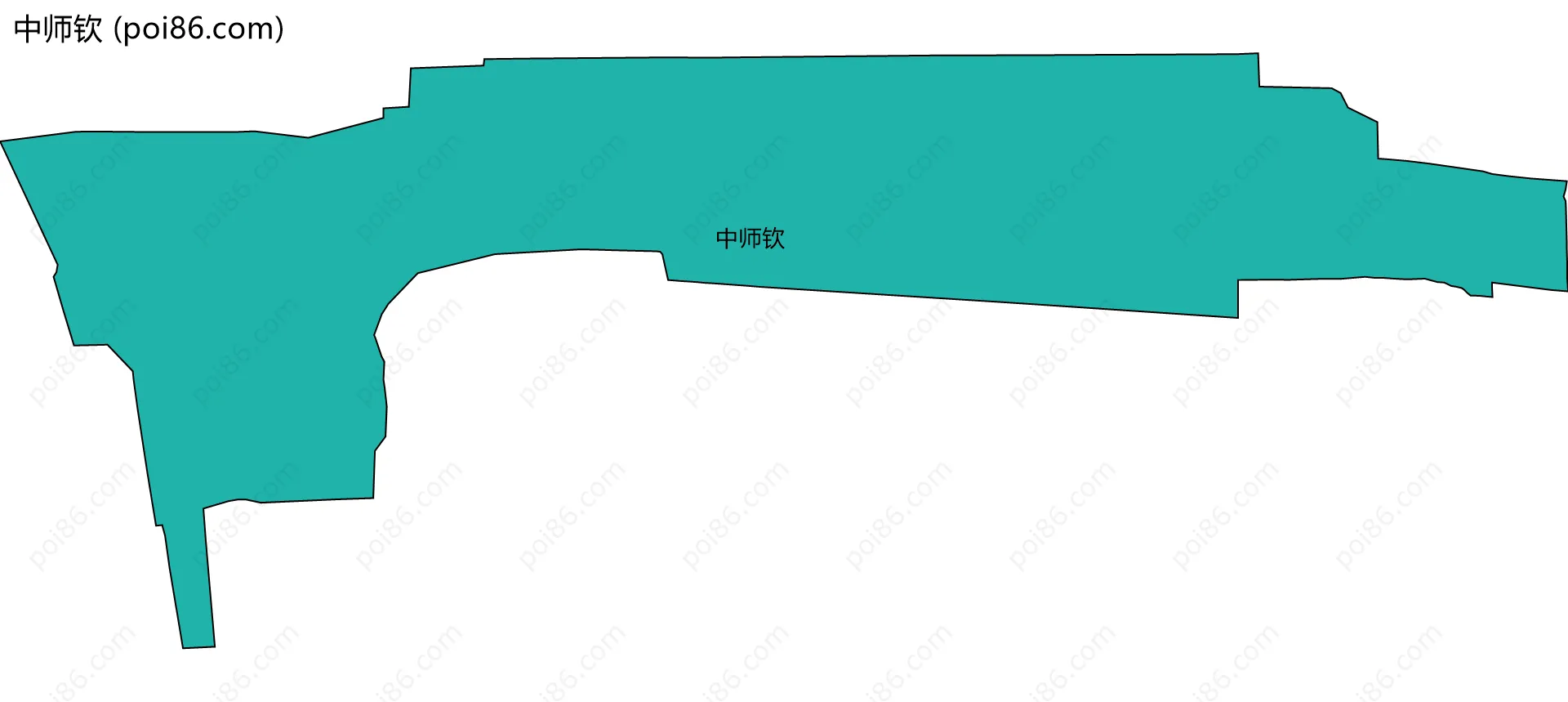 中师钦边界地图