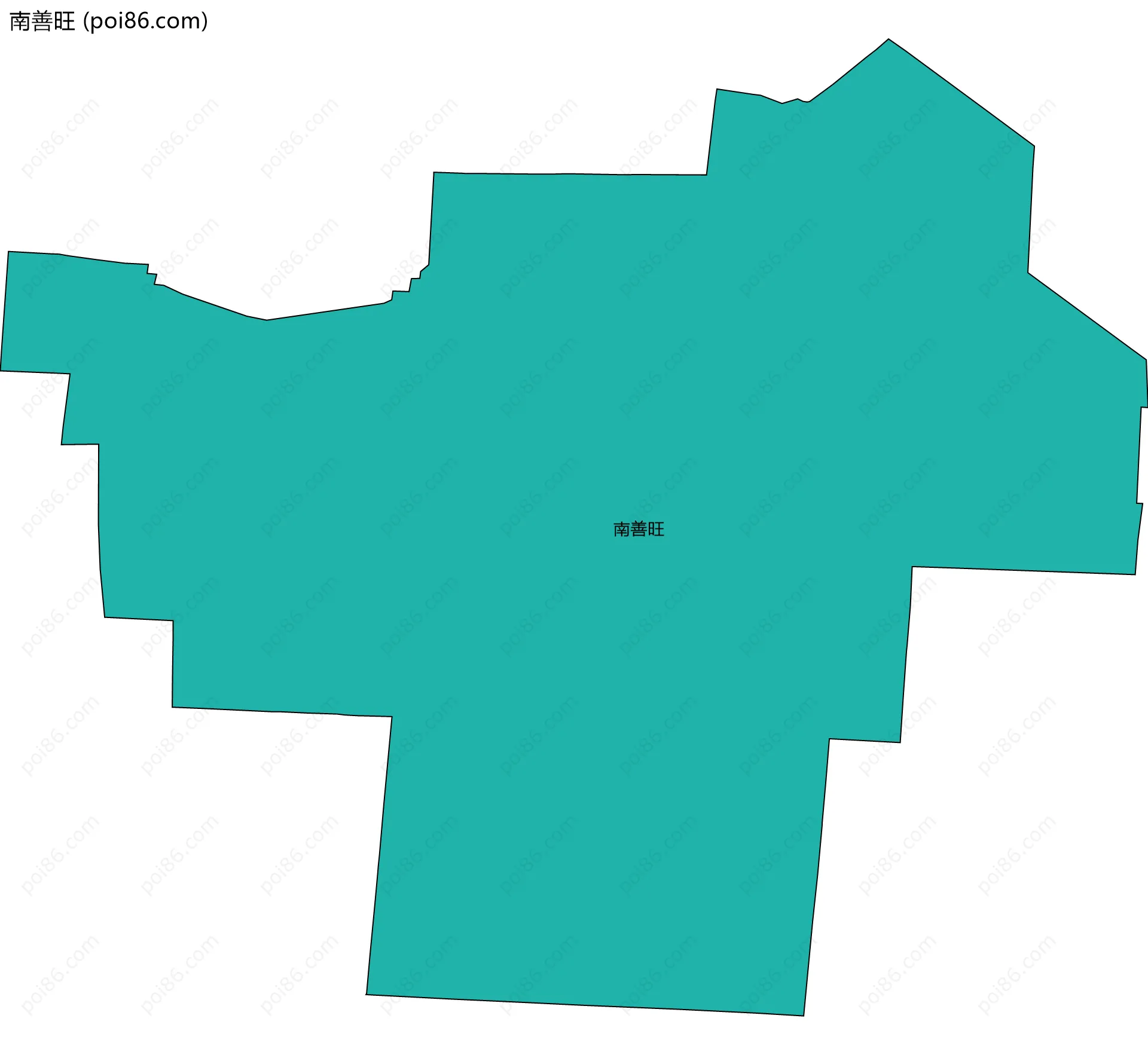 南善旺边界地图