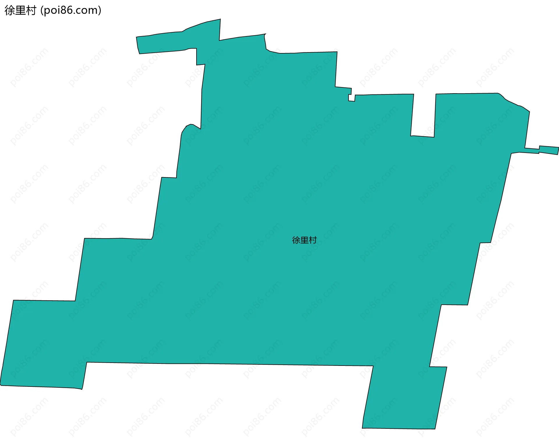 徐里村边界地图