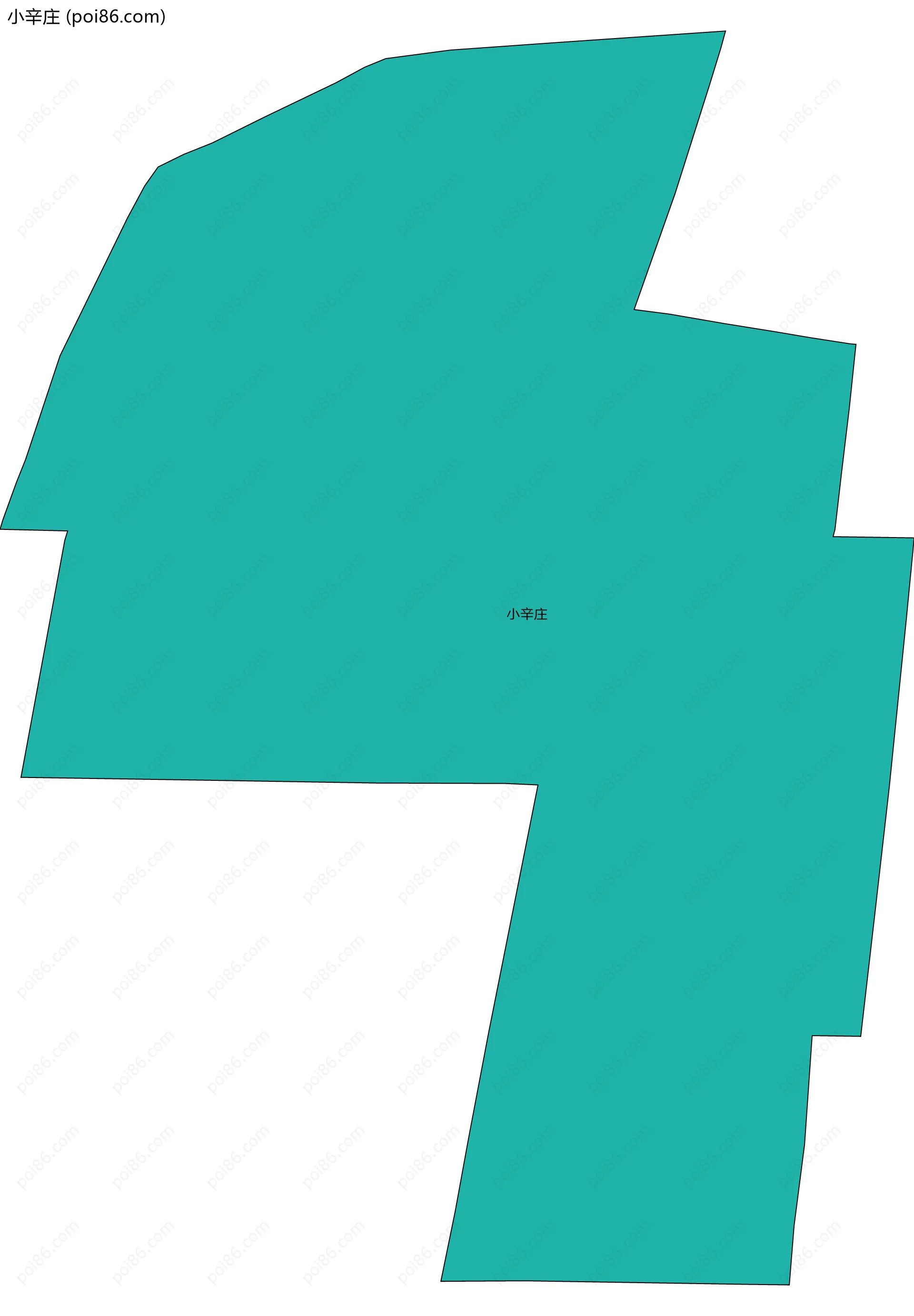 小辛庄边界地图