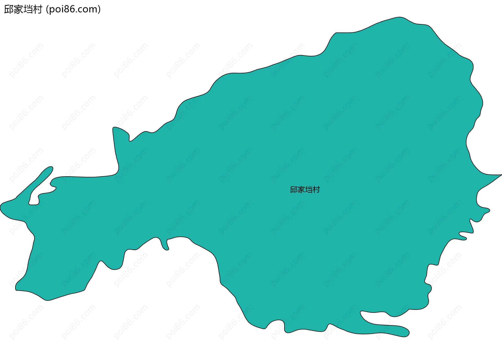 邱家垱村边界地图