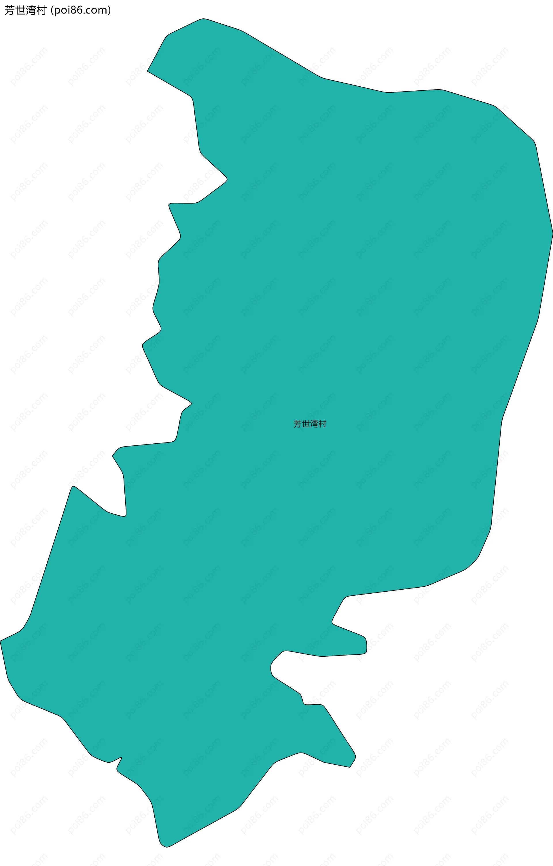 芳世湾村边界地图