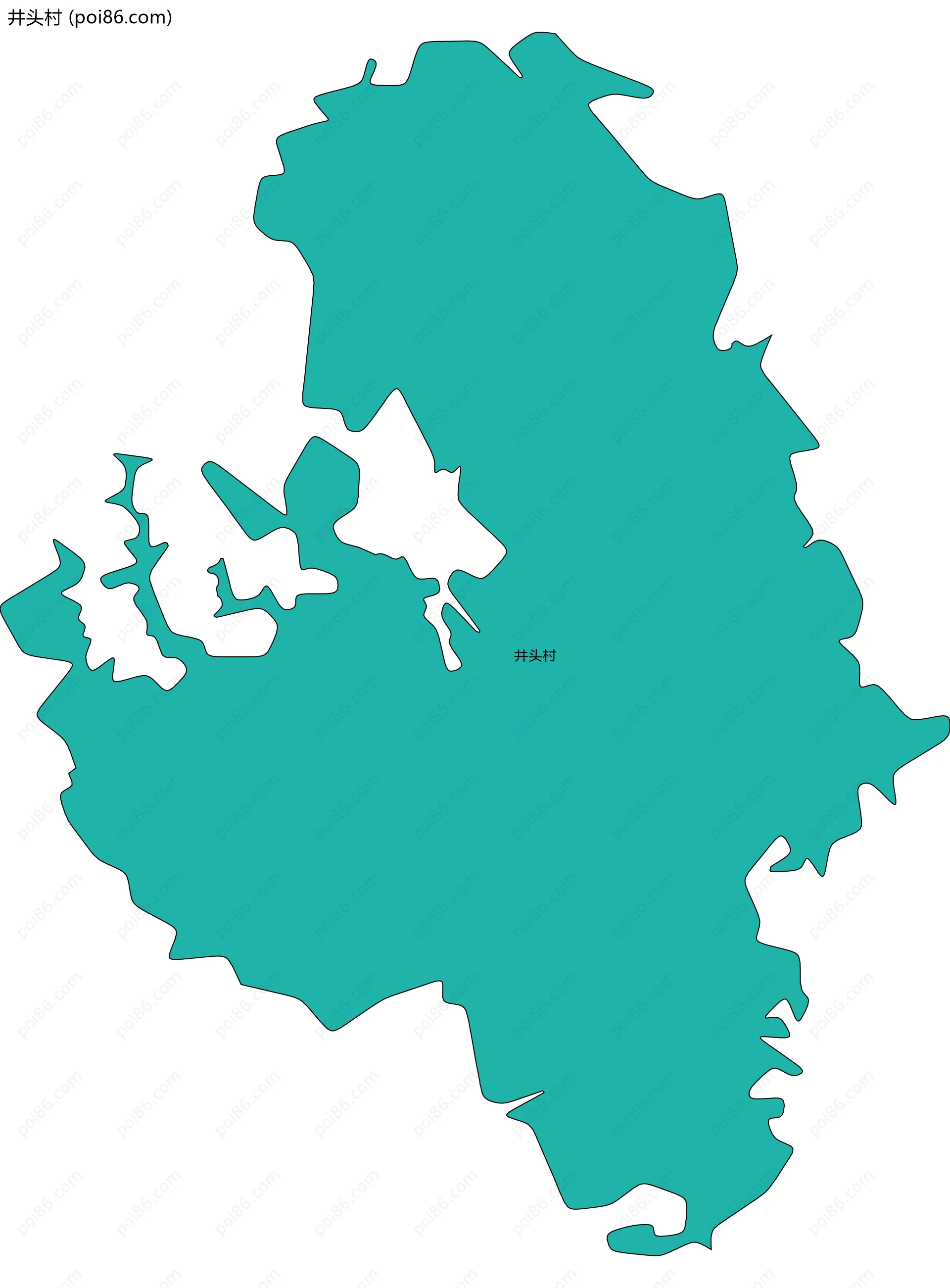 井头村边界地图