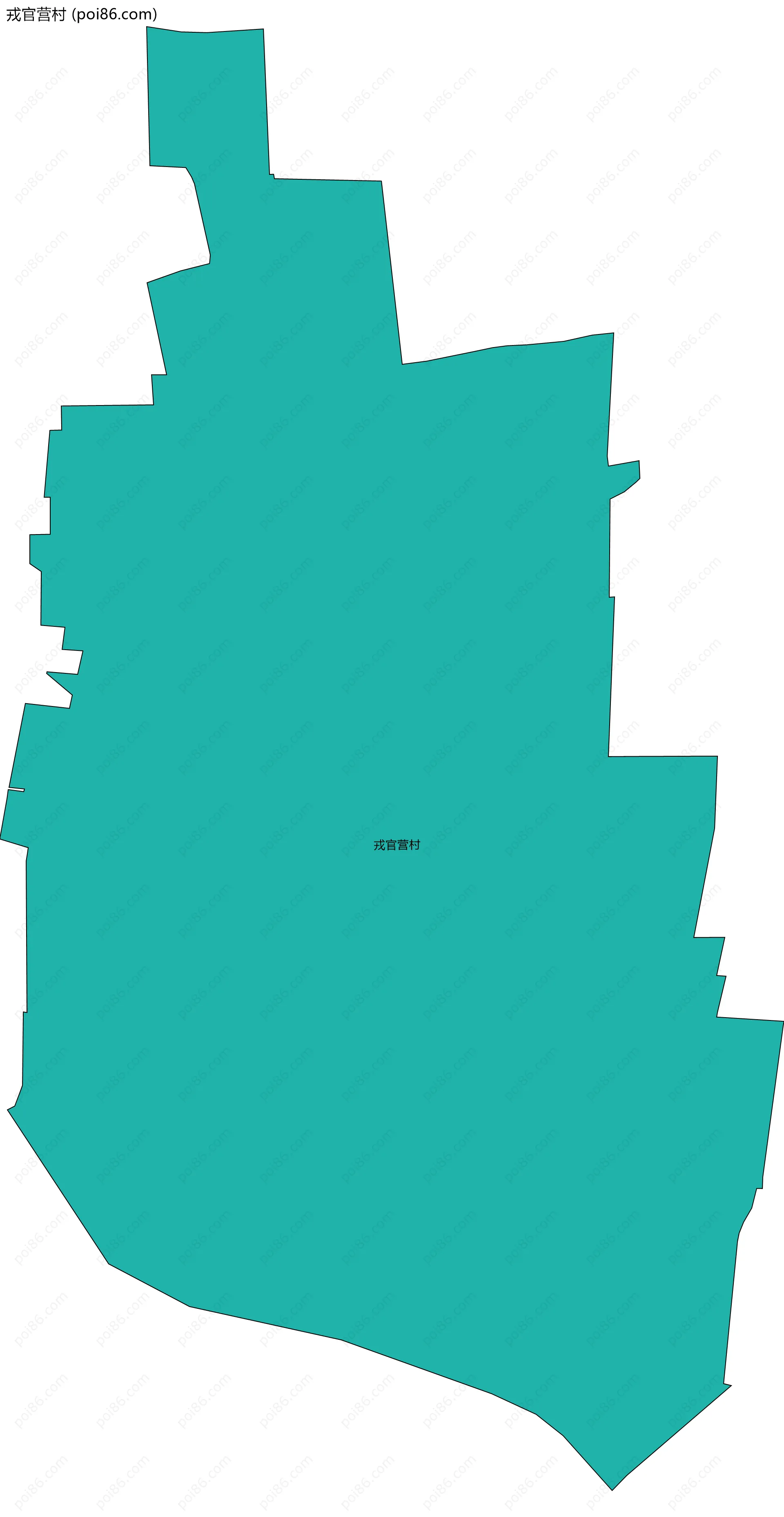 戎官营村边界地图