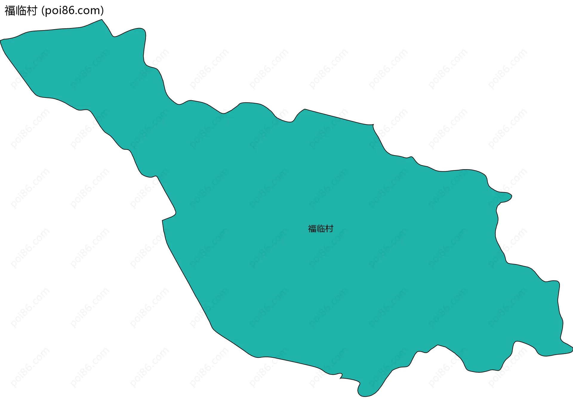 福临村边界地图