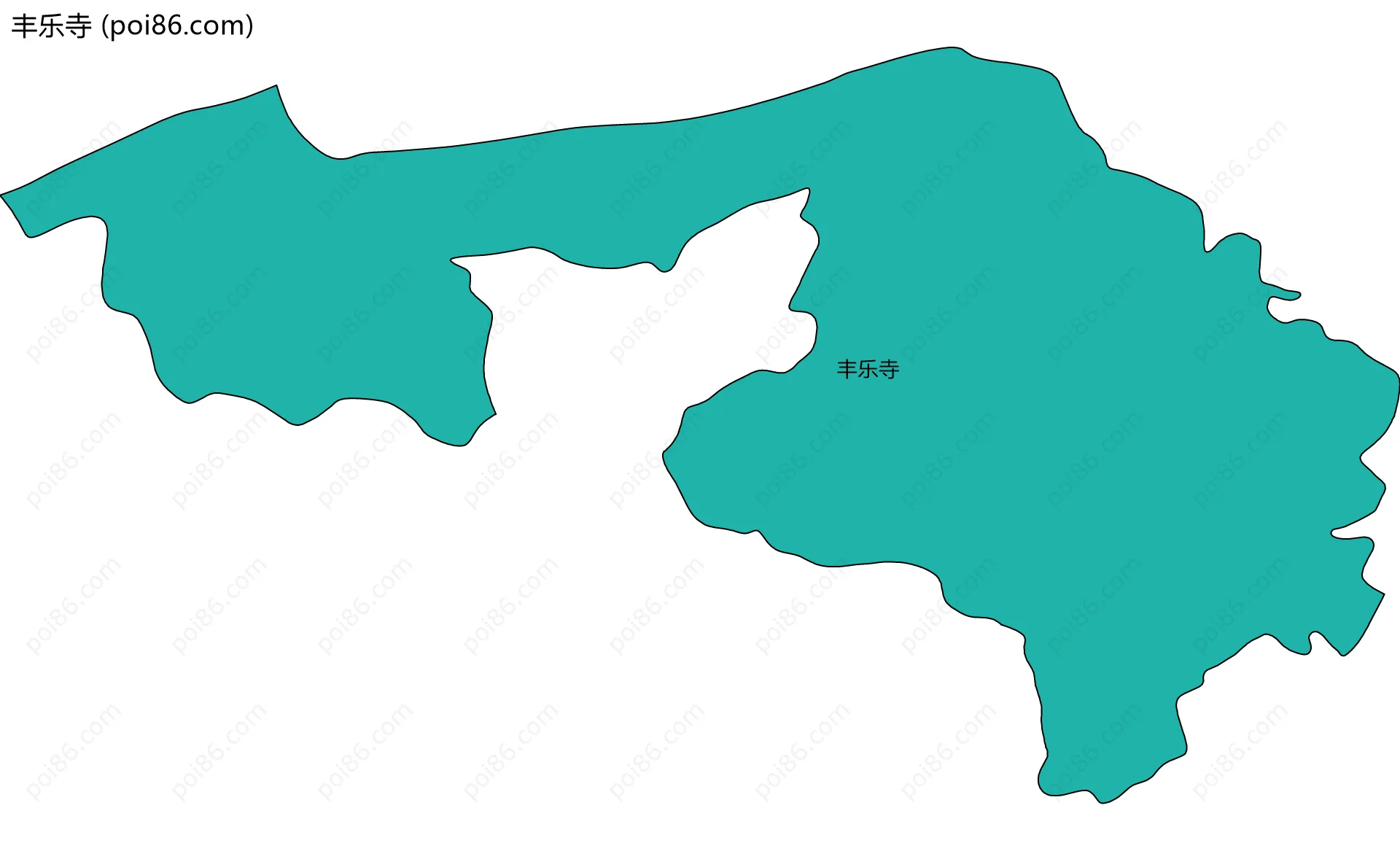 丰乐寺边界地图