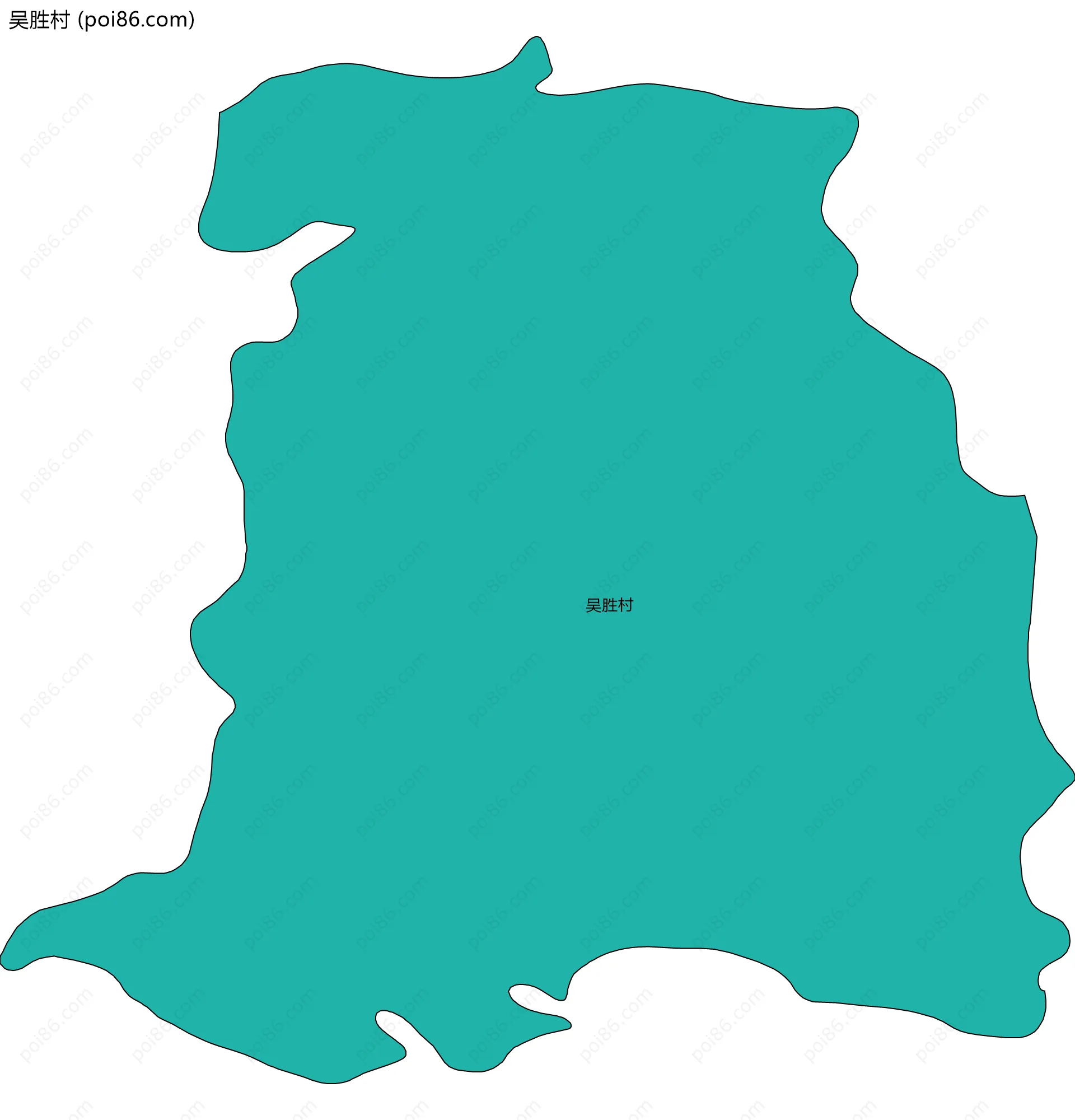 吴胜村边界地图