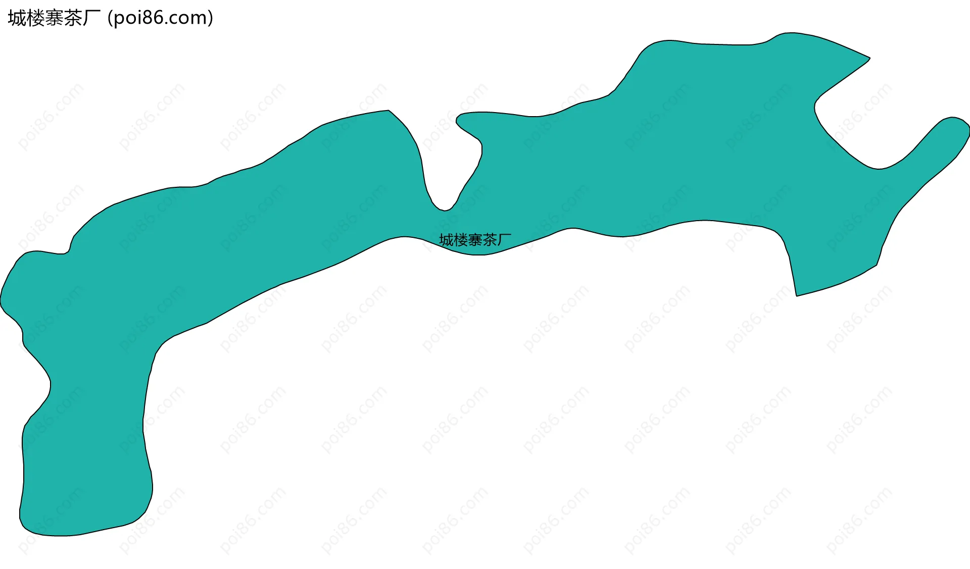 城楼寨茶厂边界地图