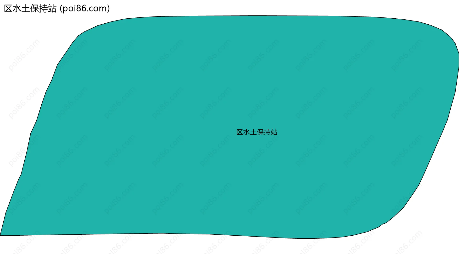 区水土保持站边界地图