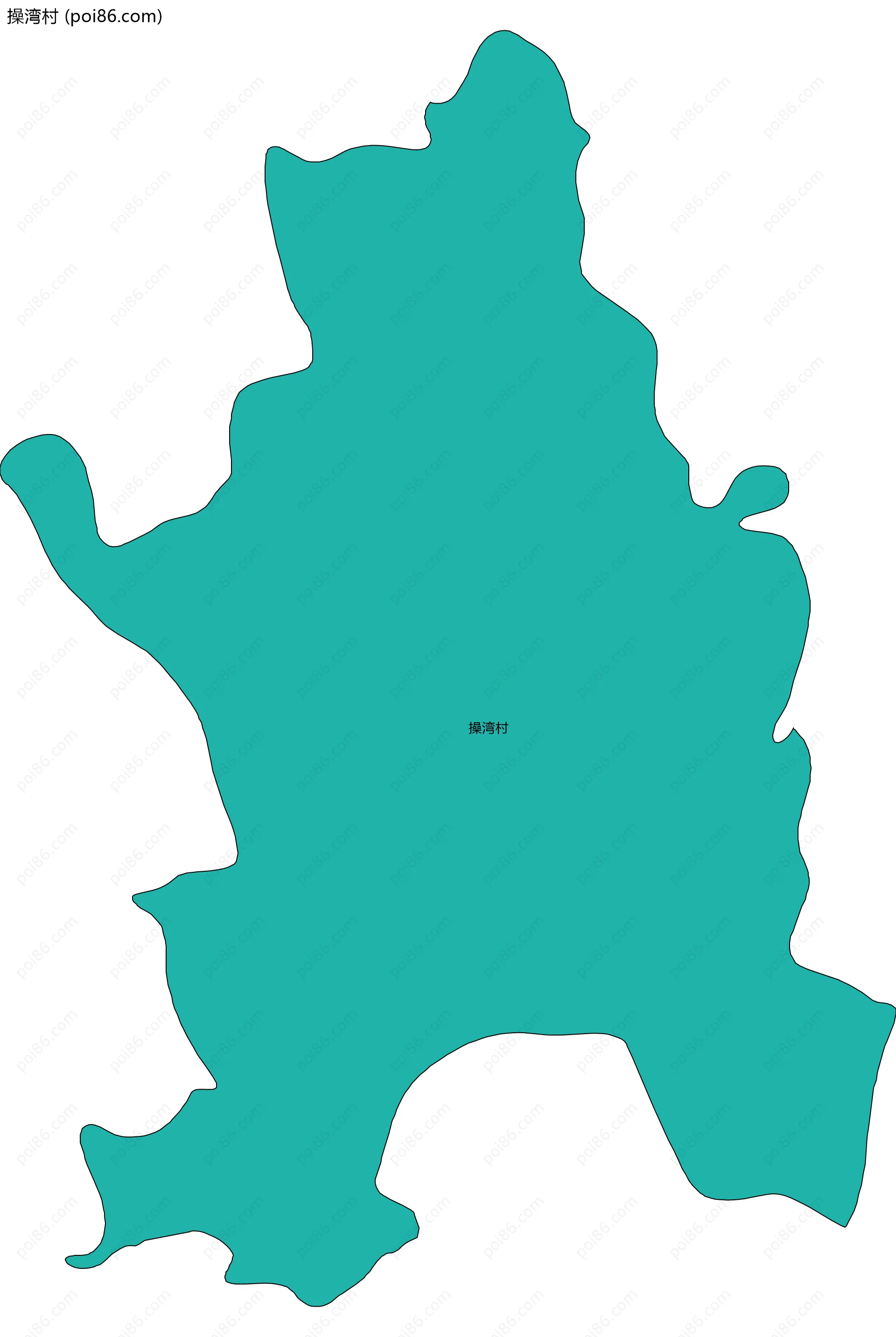 操湾村边界地图