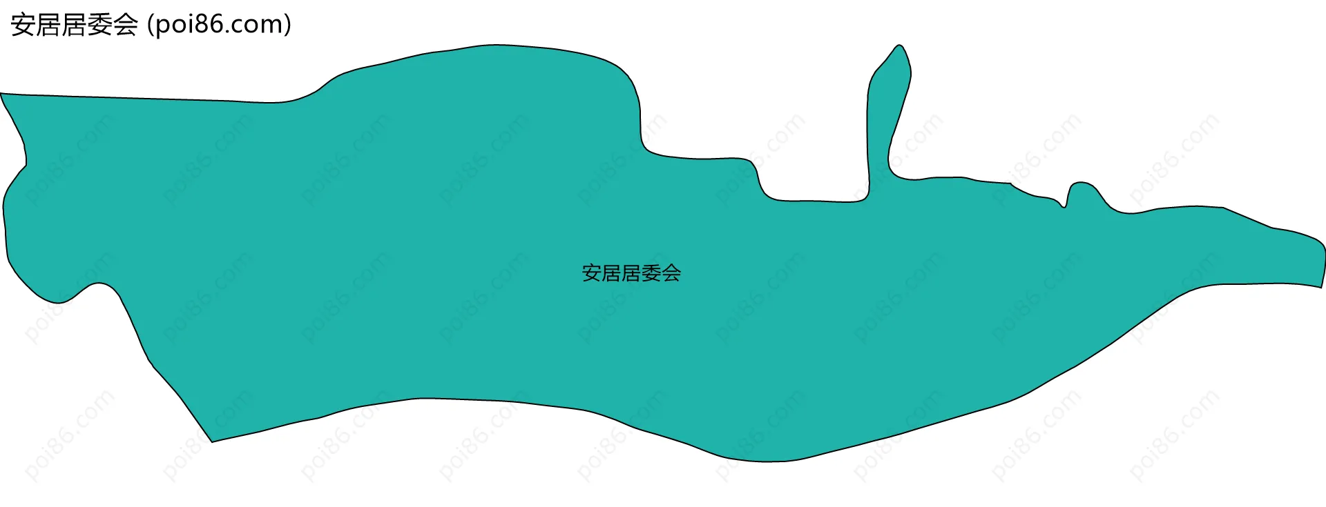 安居居委会边界地图