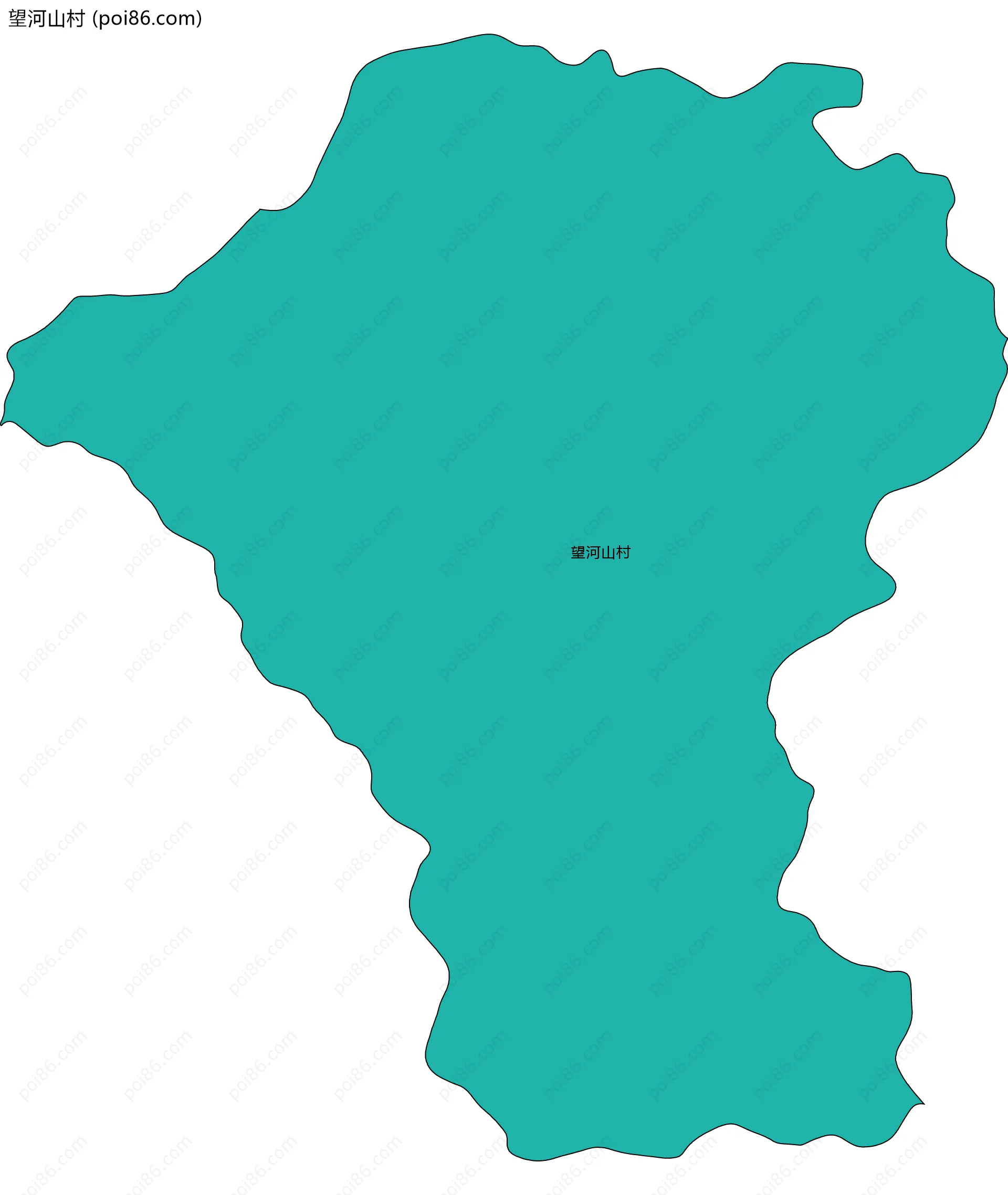 望河山村边界地图