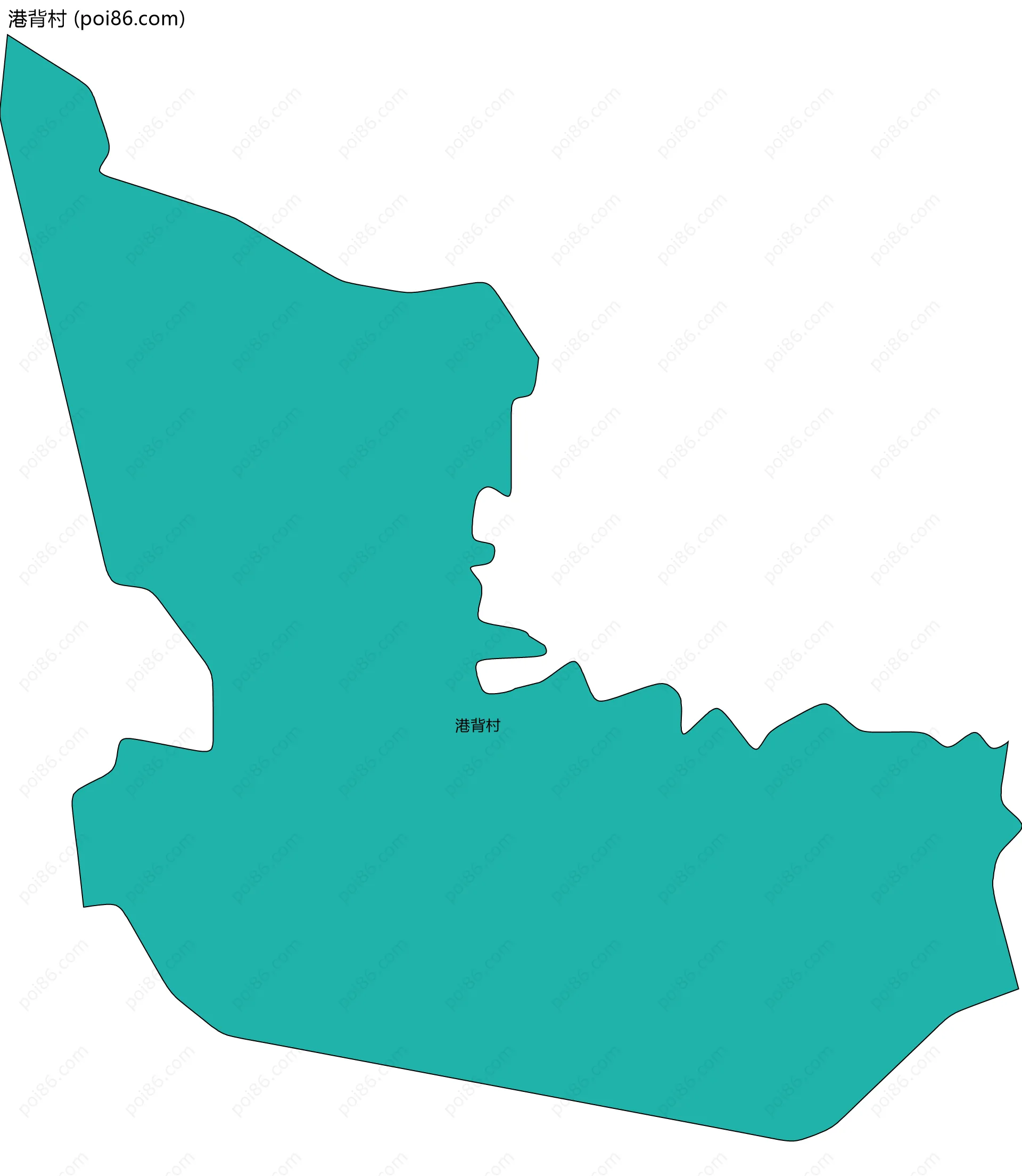 港背村边界地图