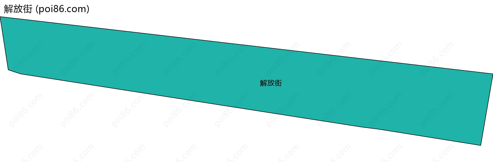解放街边界地图