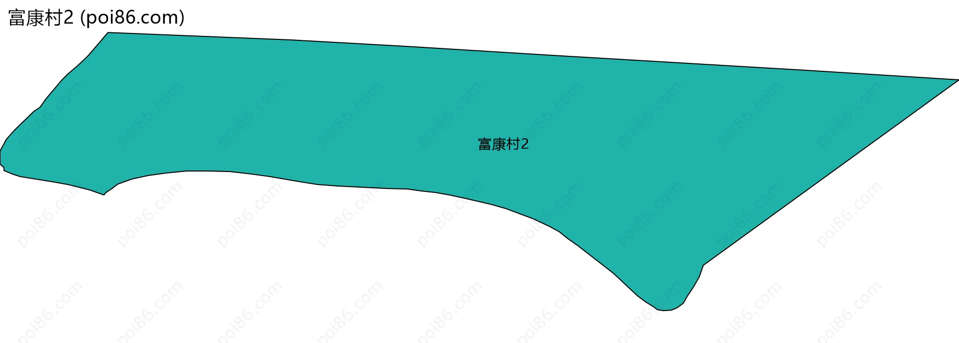 富康村2边界地图