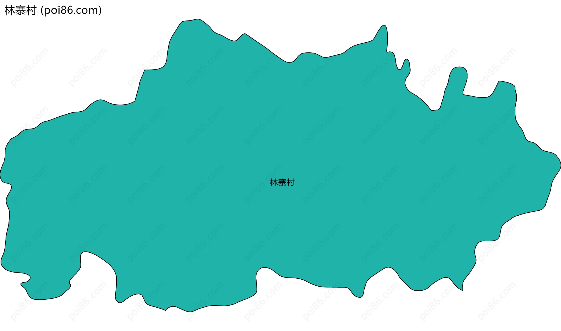 林寨村边界地图