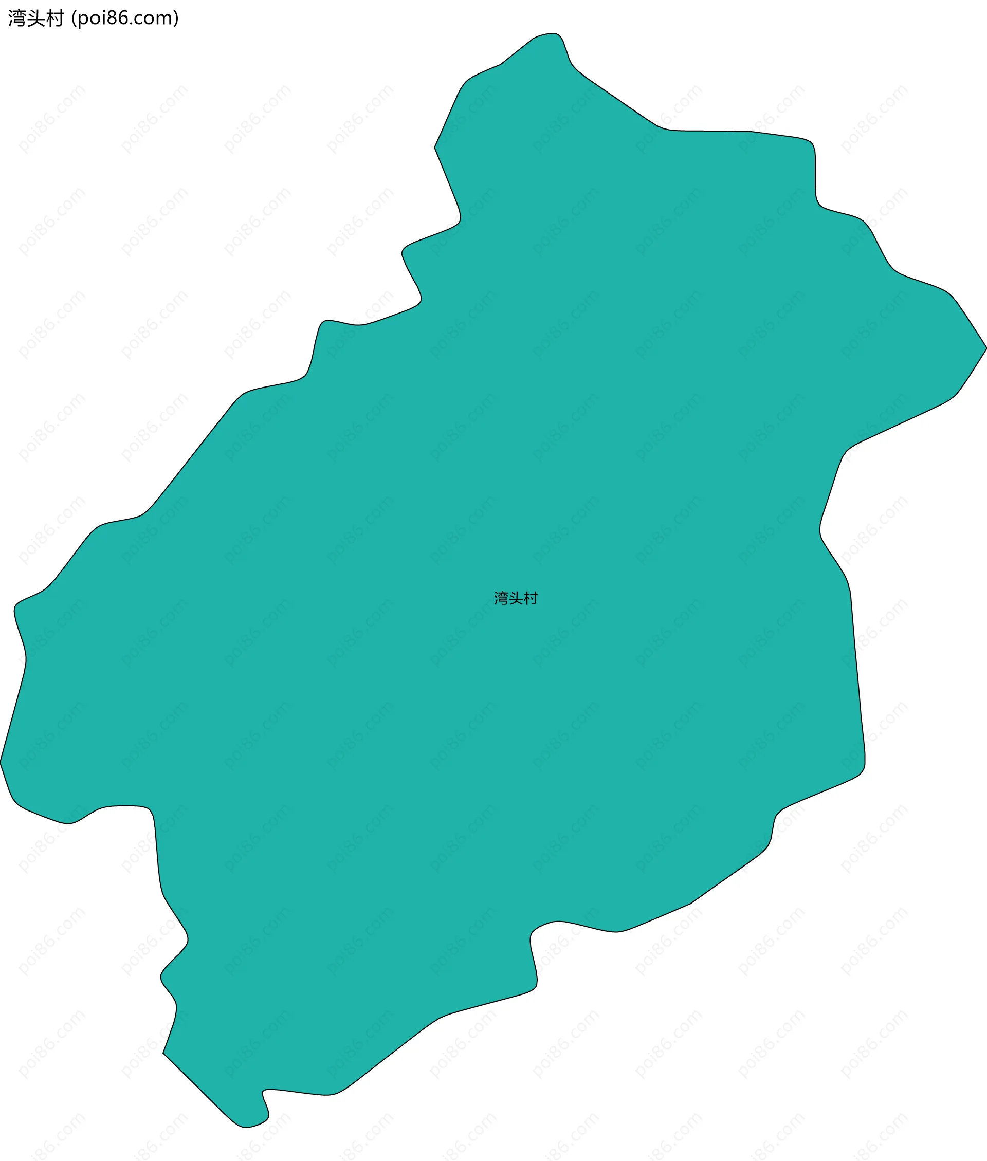 湾头村边界地图