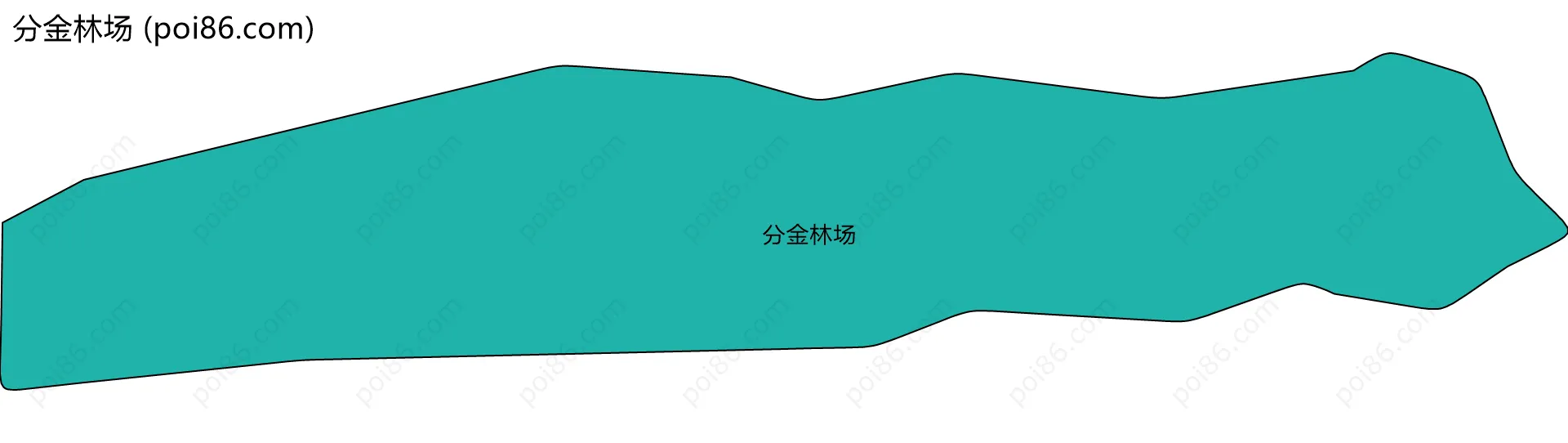 分金林场边界地图