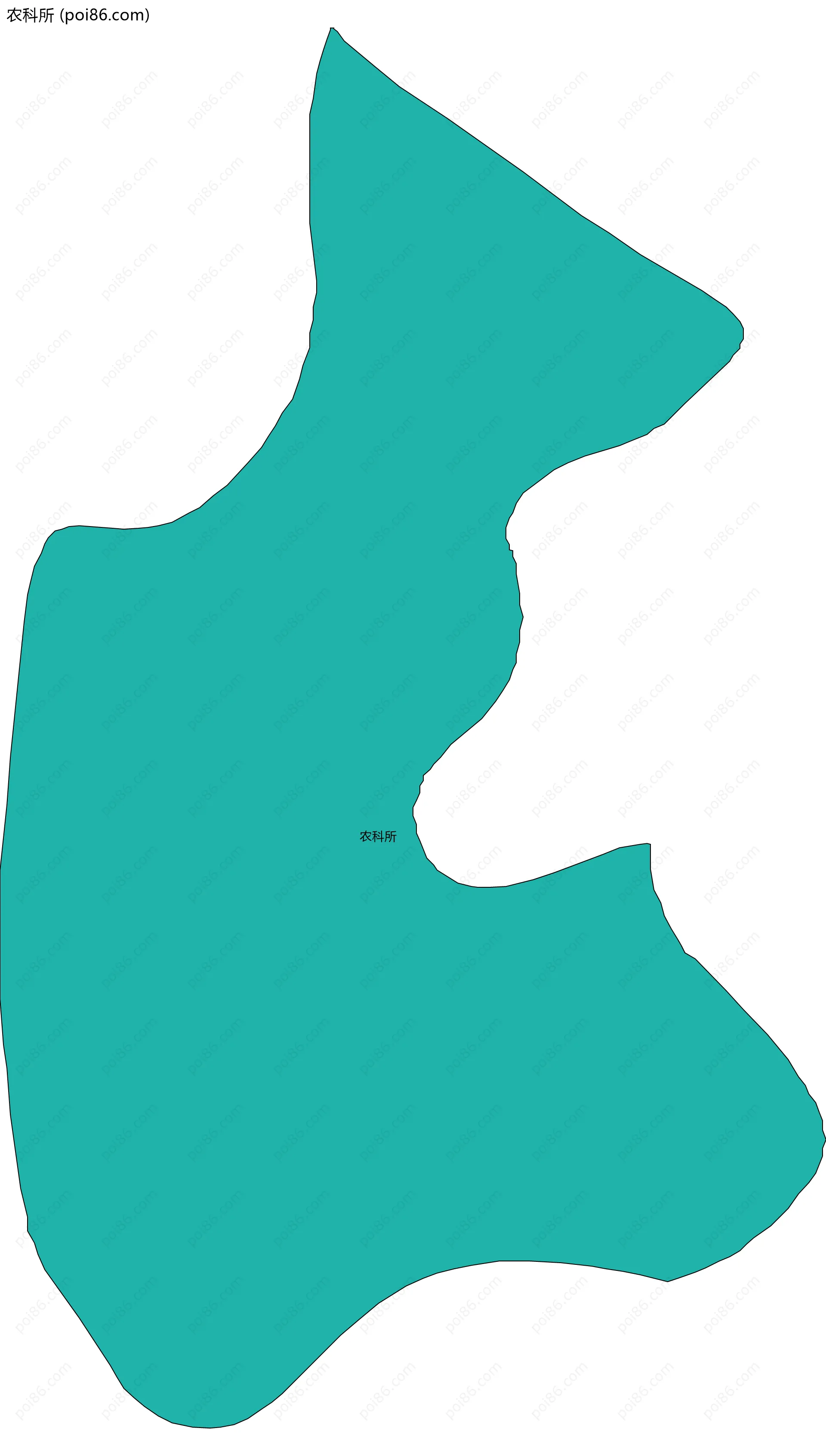 农科所边界地图