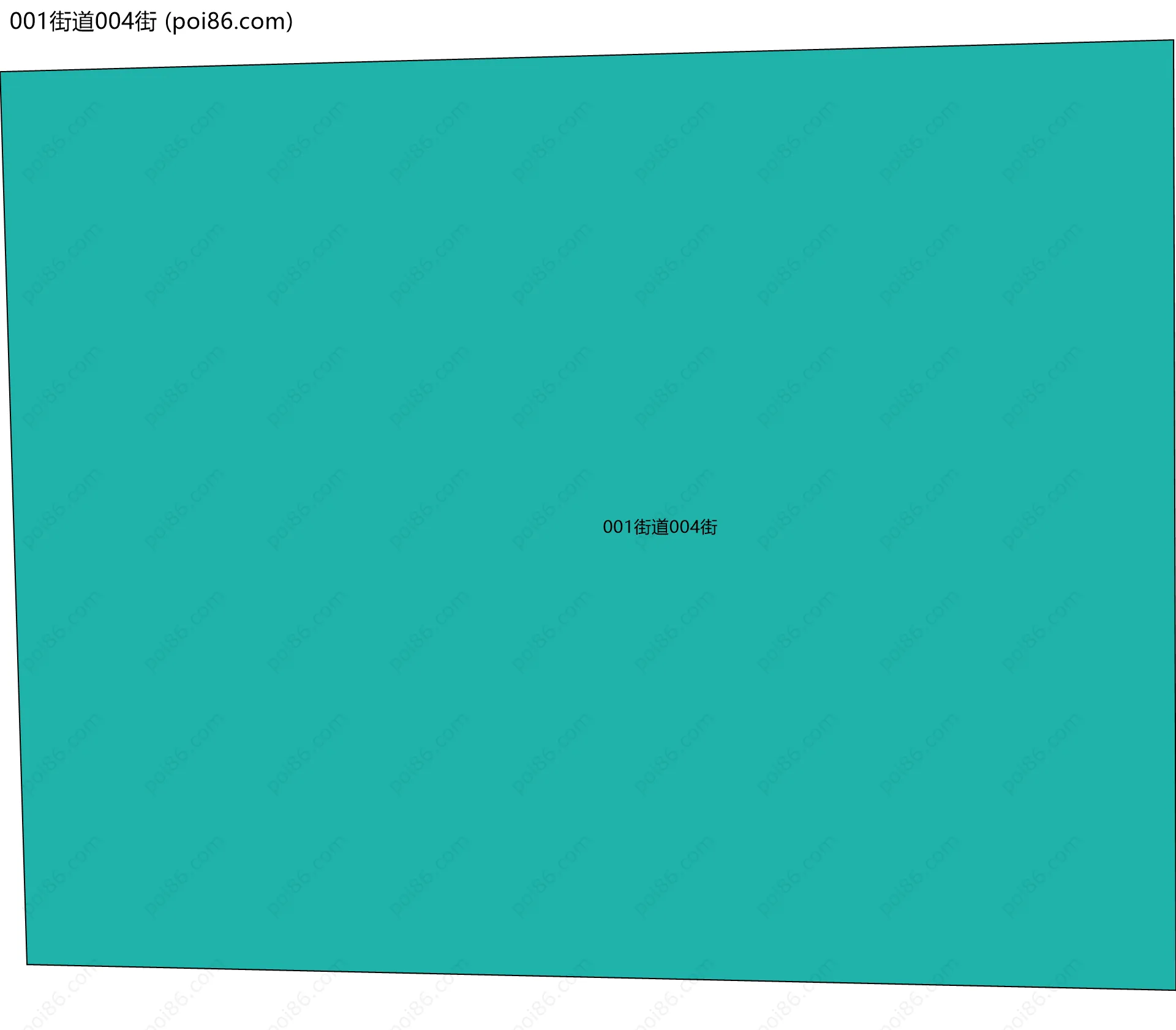 001街道004街边界地图