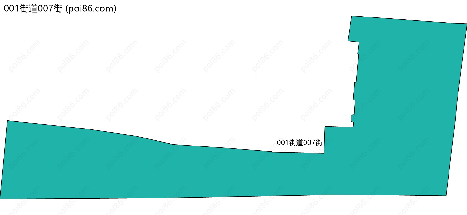 001街道007街边界地图
