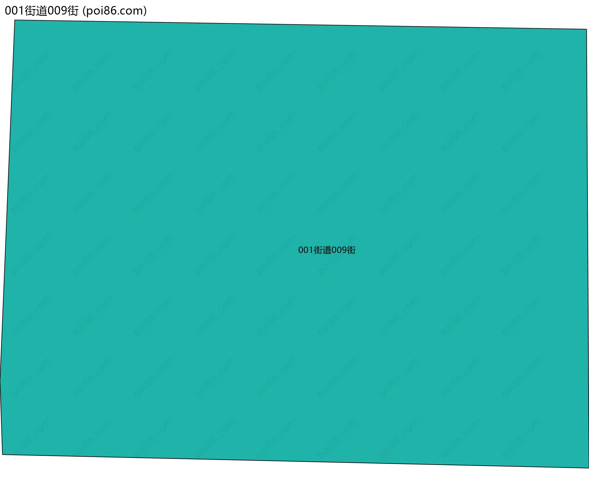 001街道009街边界地图
