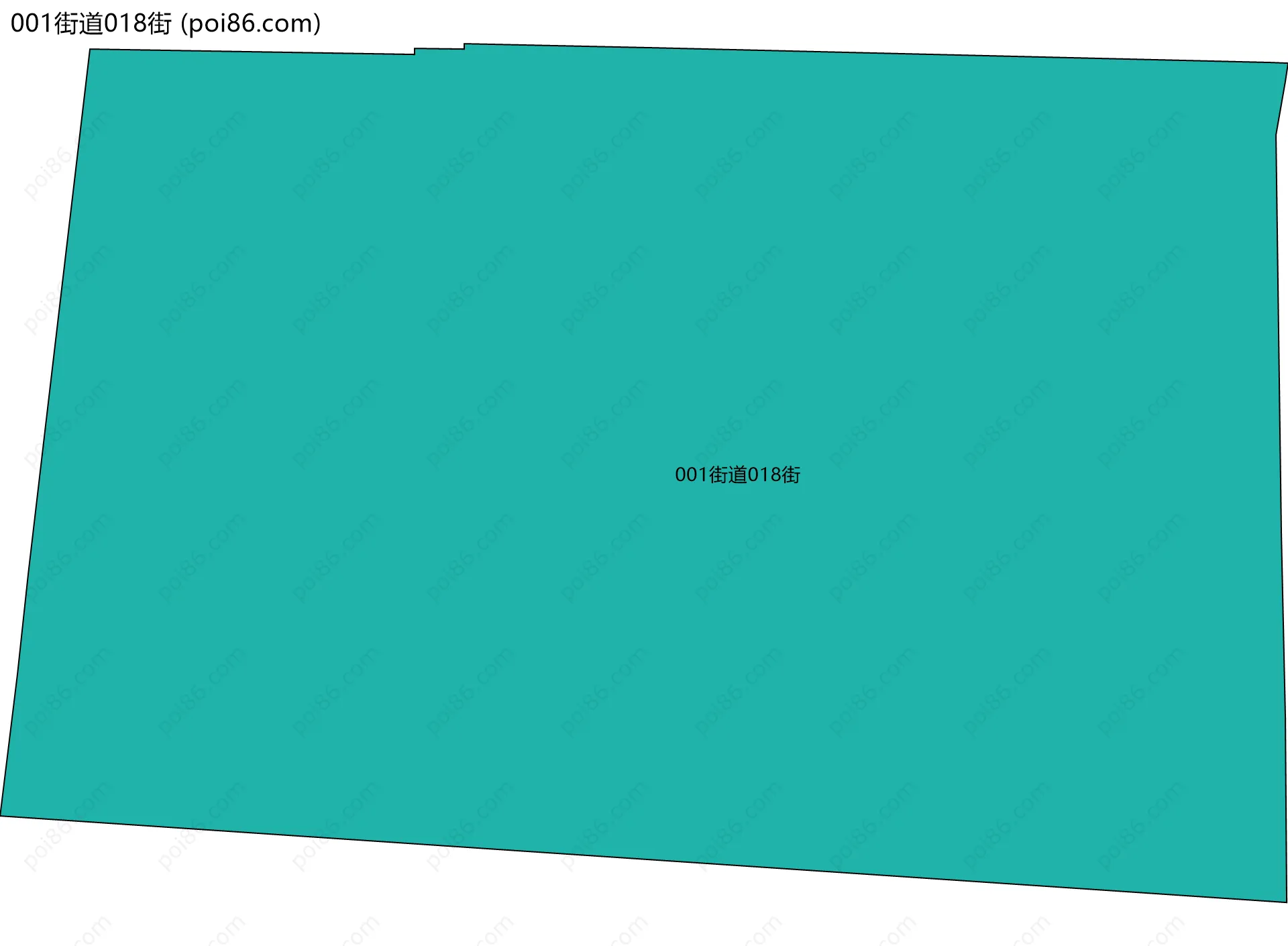 001街道018街边界地图