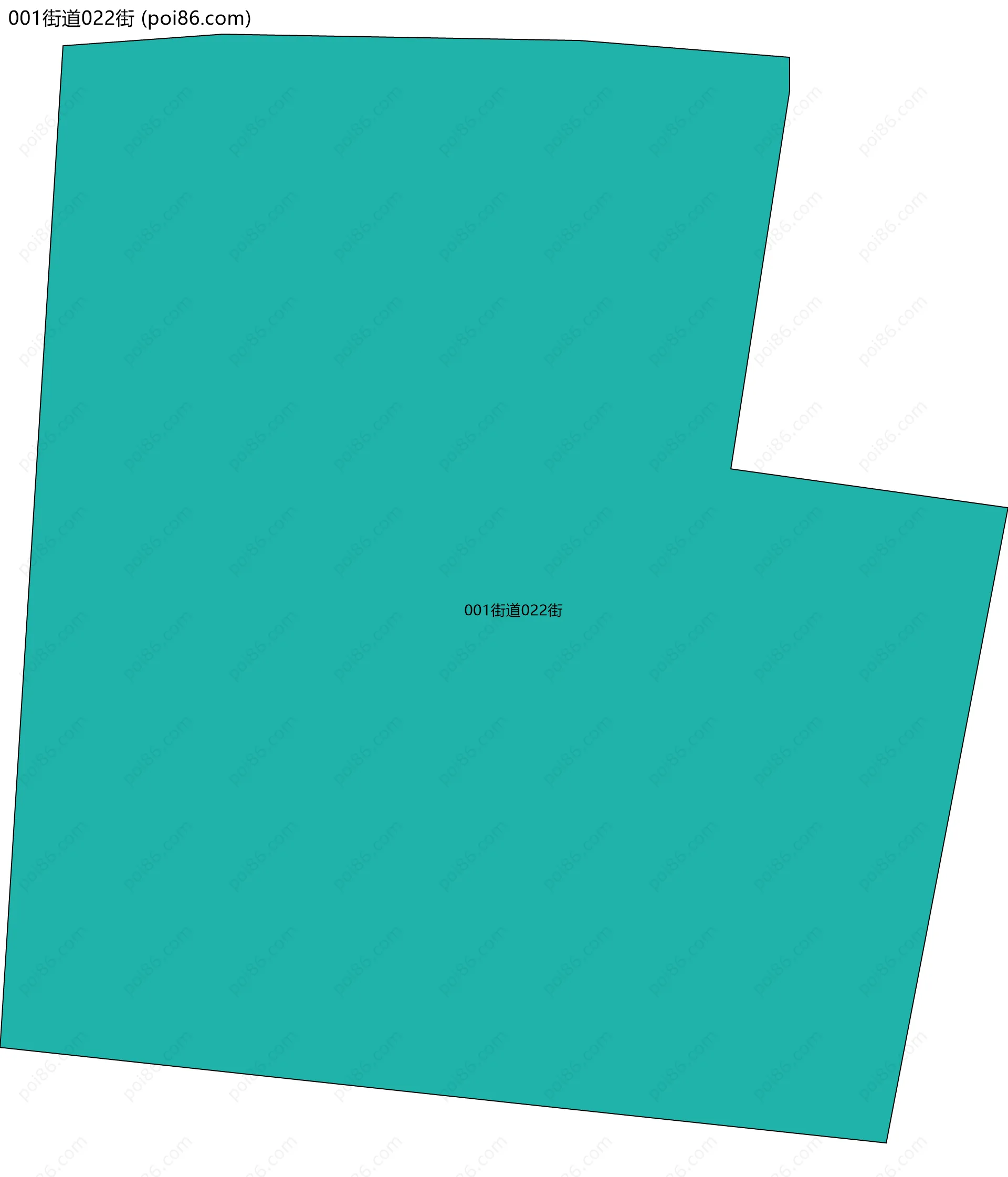 001街道022街边界地图