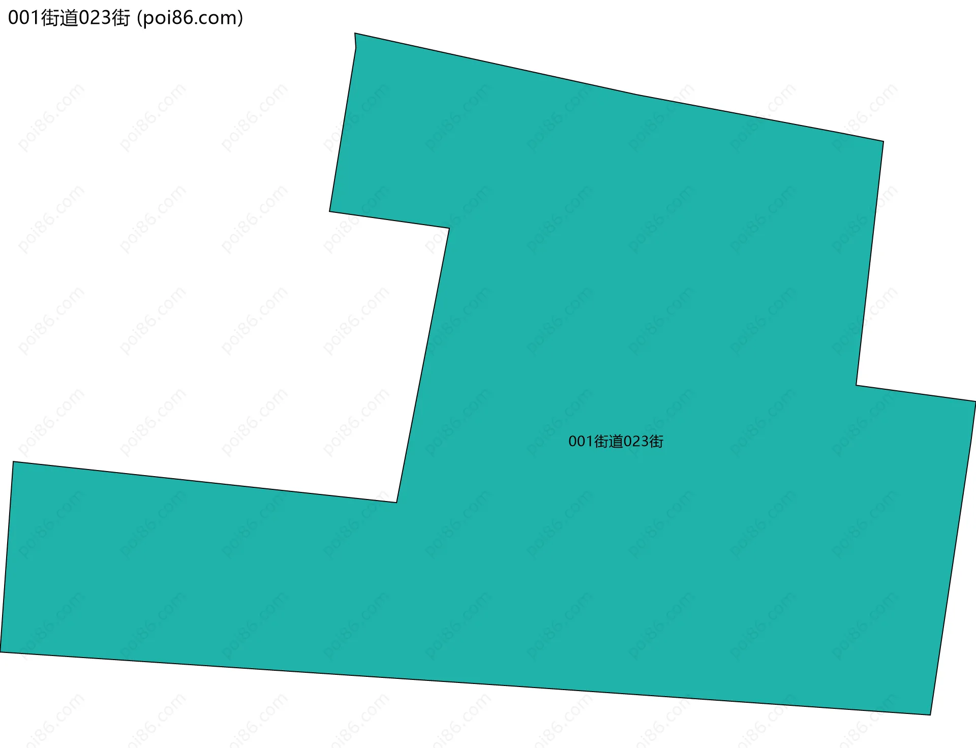001街道023街边界地图