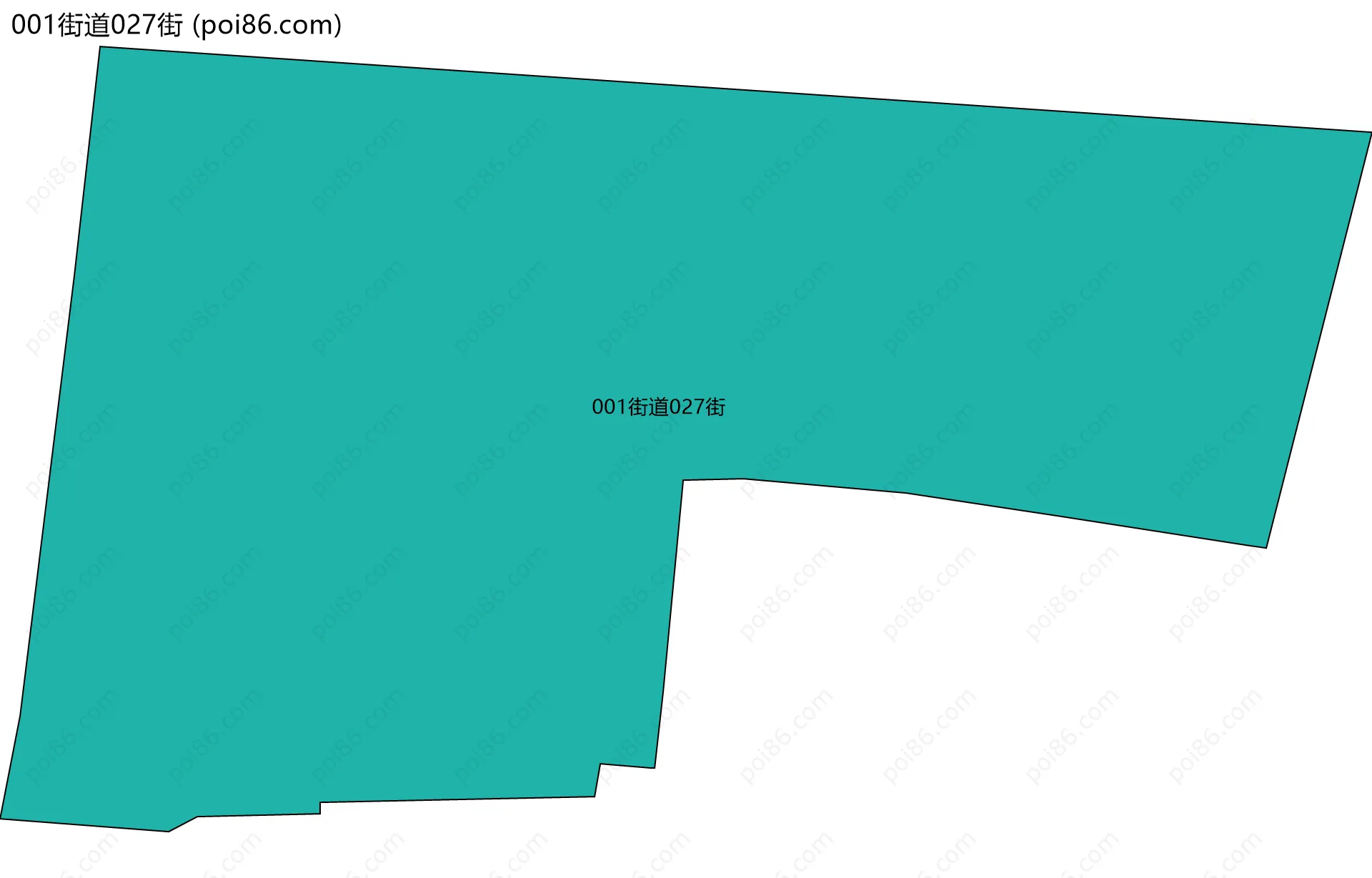 001街道027街边界地图