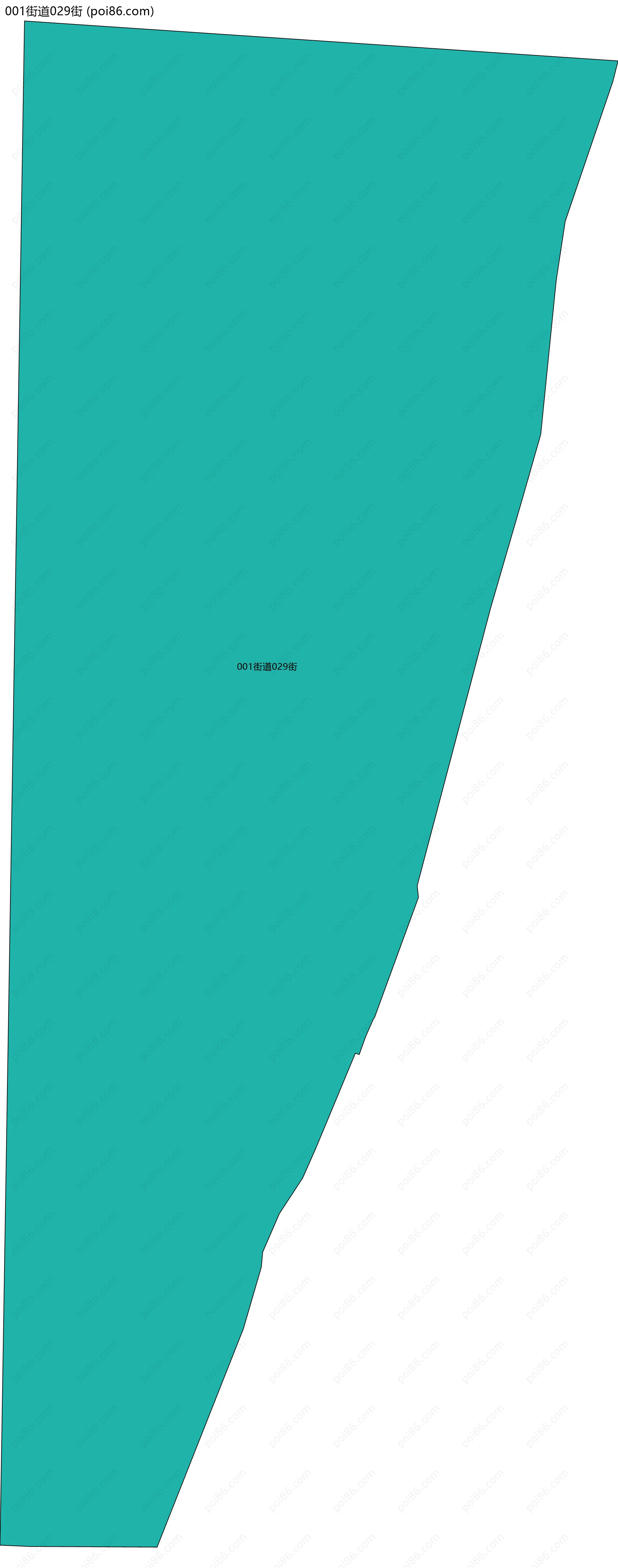 001街道029街边界地图