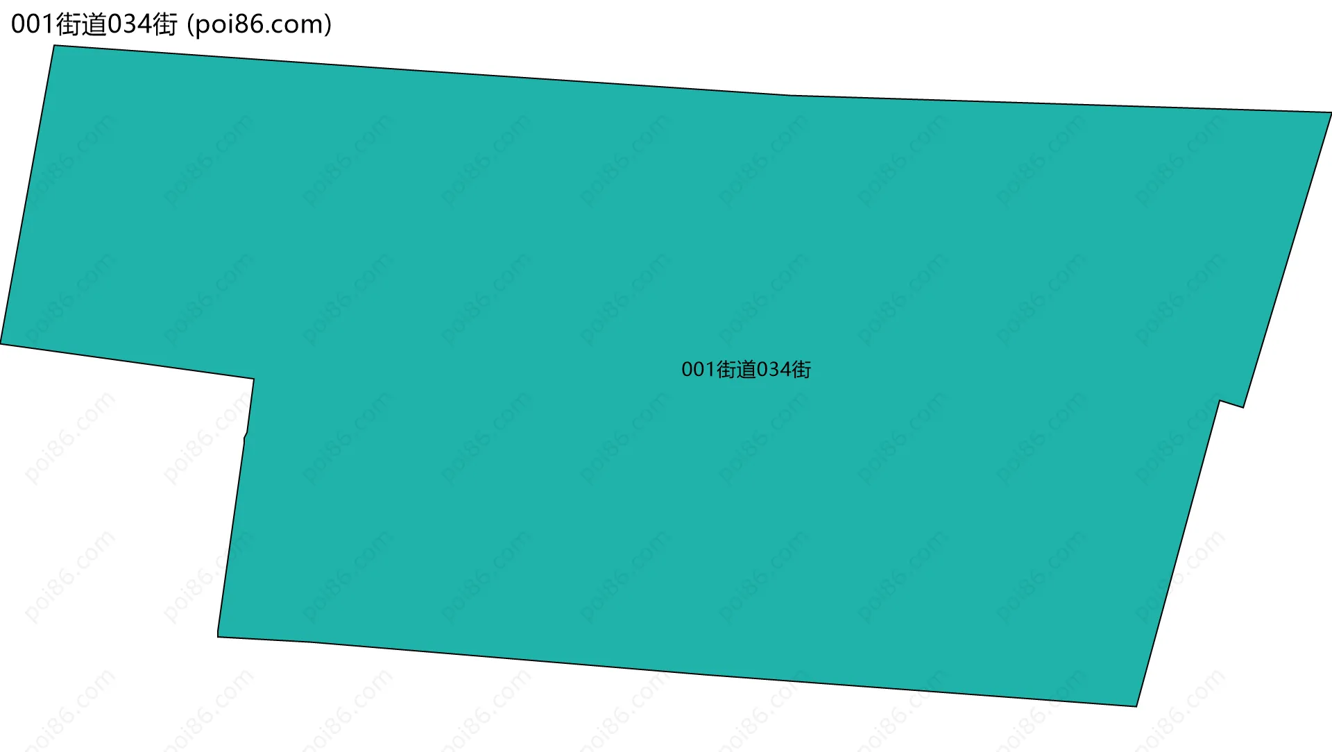 001街道034街边界地图