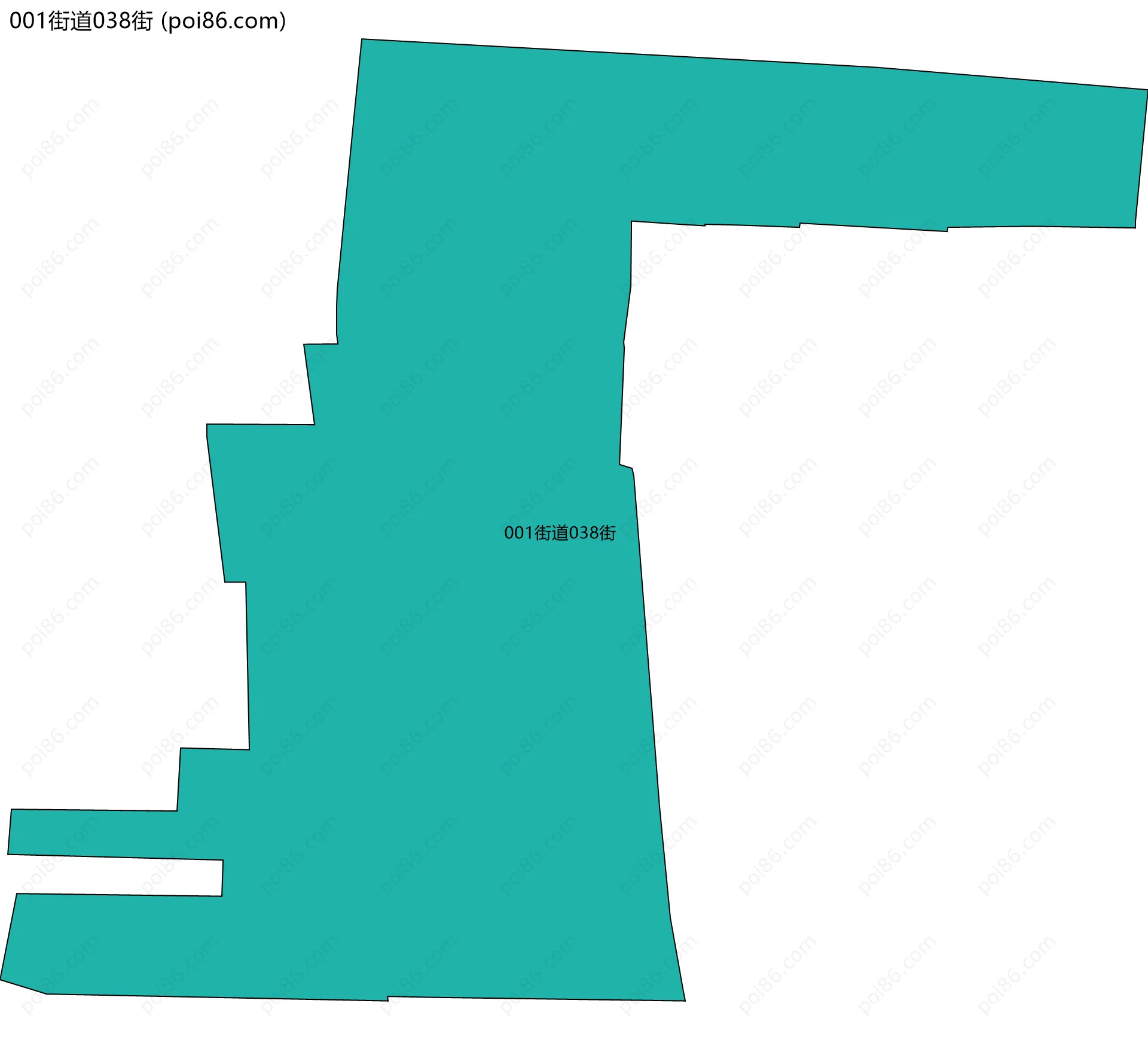 001街道038街边界地图