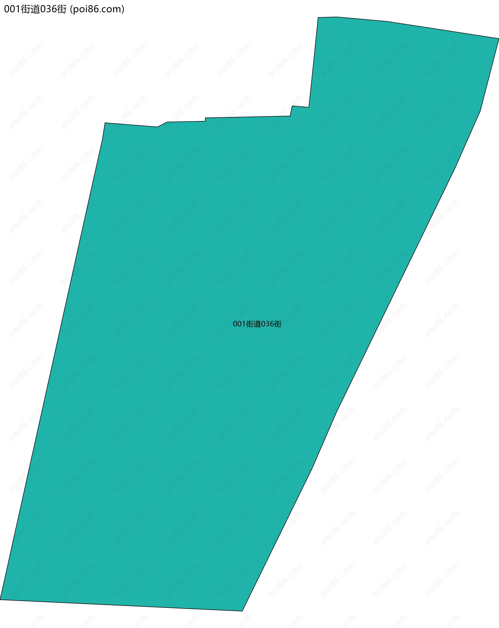 001街道036街边界地图