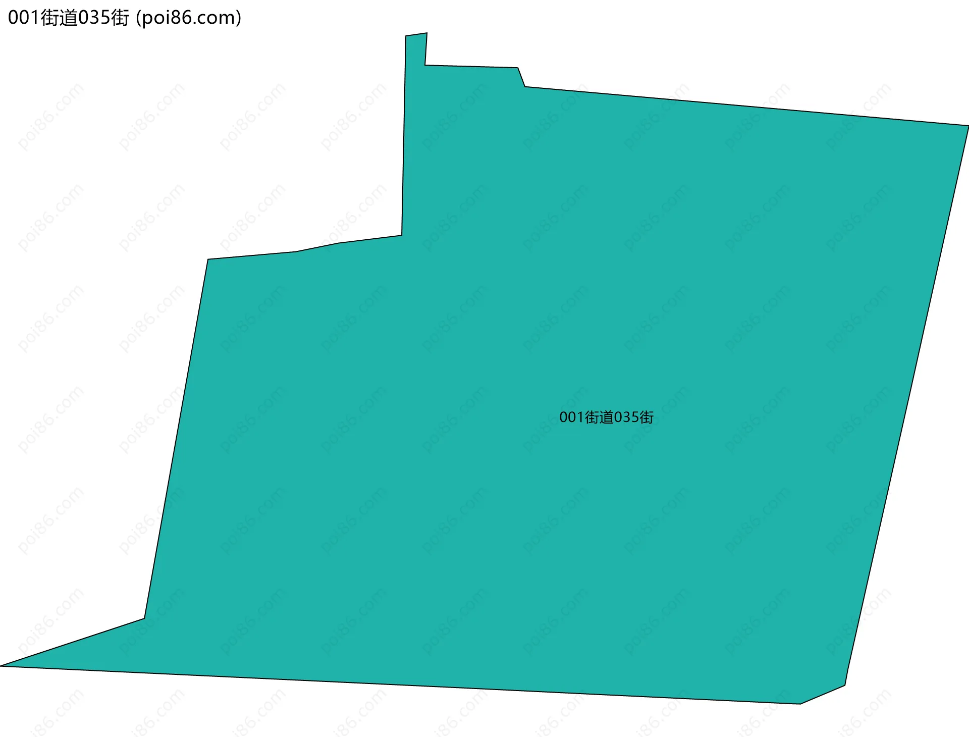 001街道035街边界地图