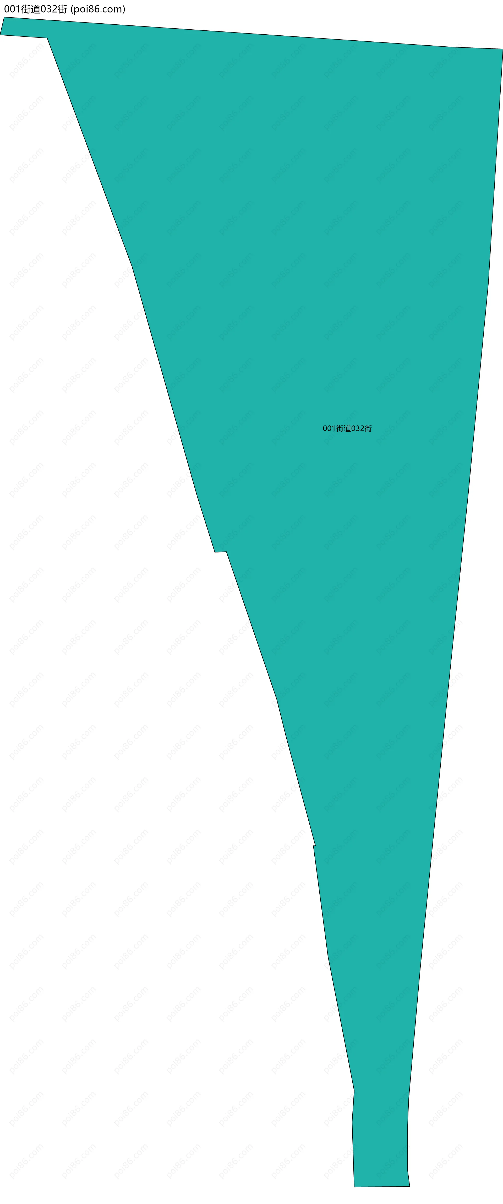 001街道032街边界地图