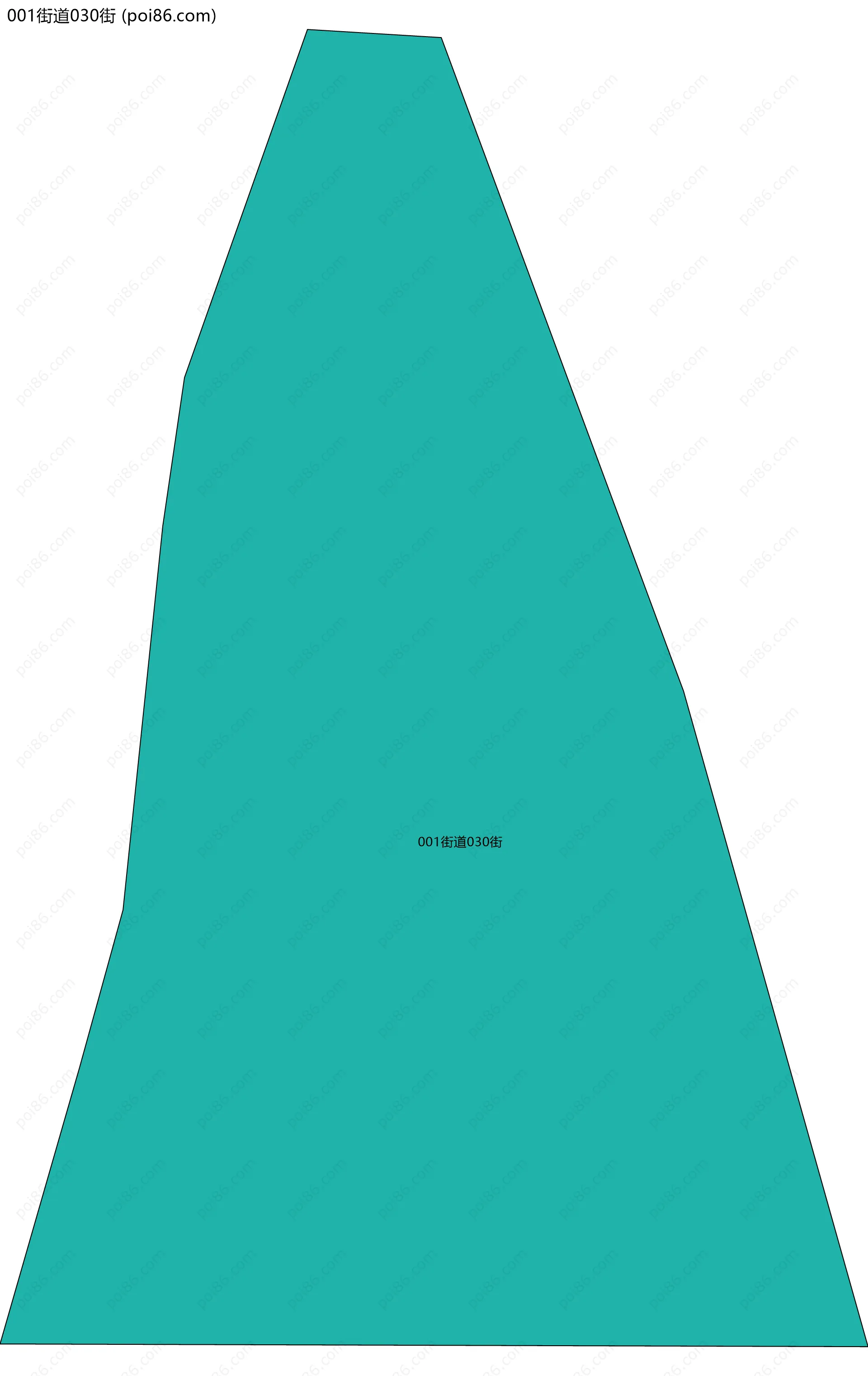 001街道030街边界地图